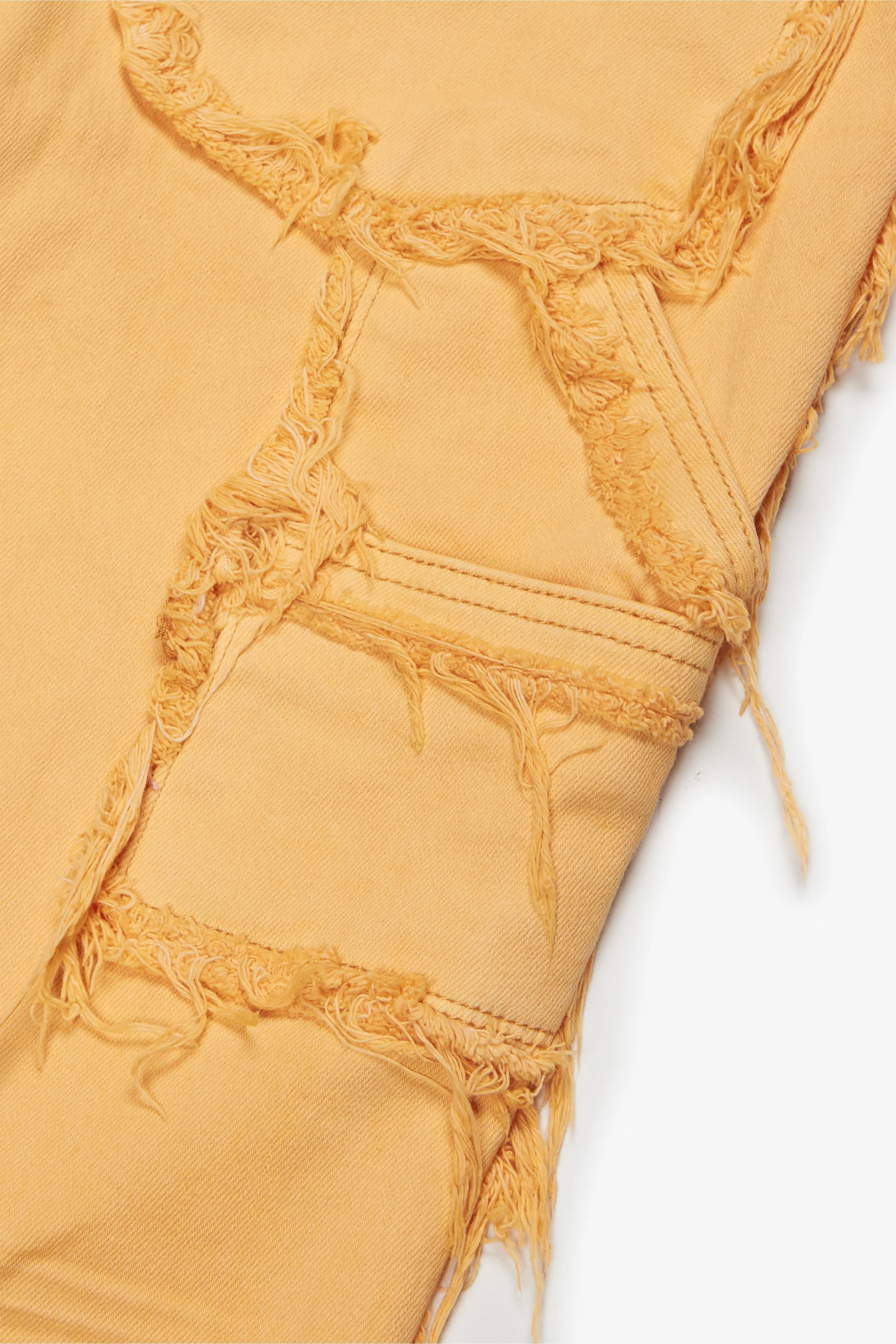 "SKYLINE" STACKED FLARE JEAN HONEY ORANGE sold by valabasas product image thumbnail 4