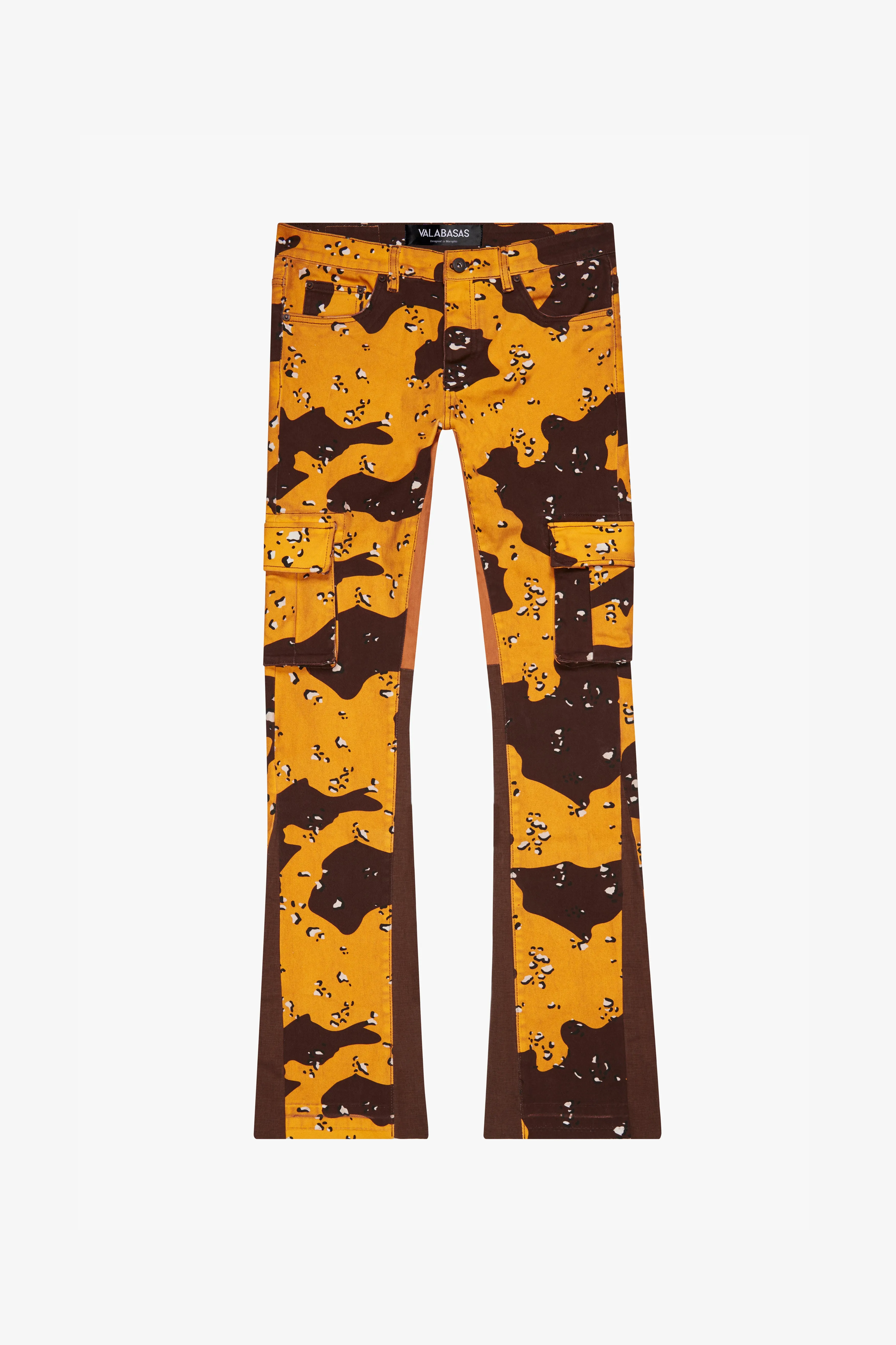 "COMMANDER " STACKED FLARE JEAN GOLDEN EARTH sold by valabasas product image thumbnail 2