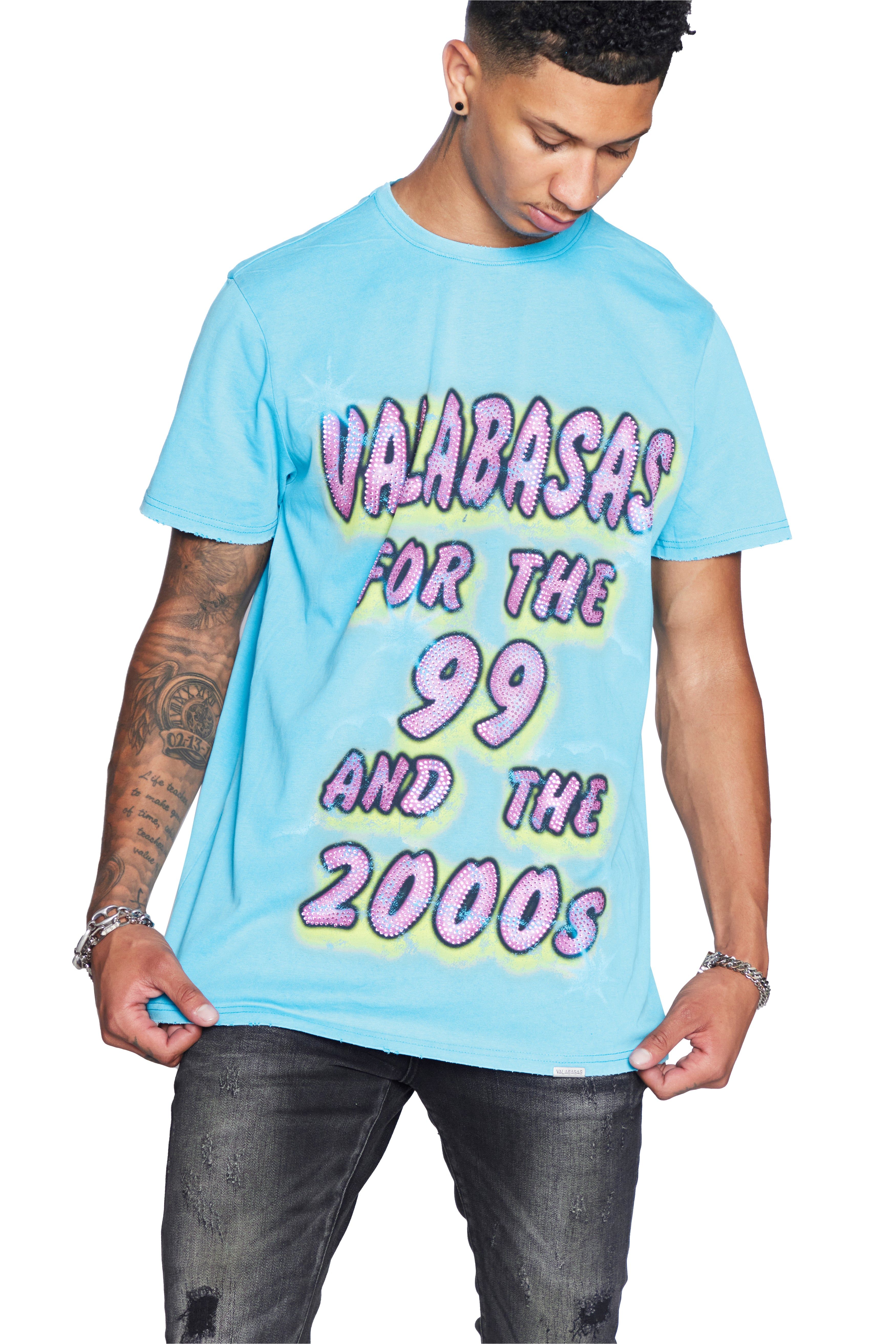 VALABASAS TEE “TAKE OVER” VINTAGE SKY sold by valabasas product image thumbnail 2
