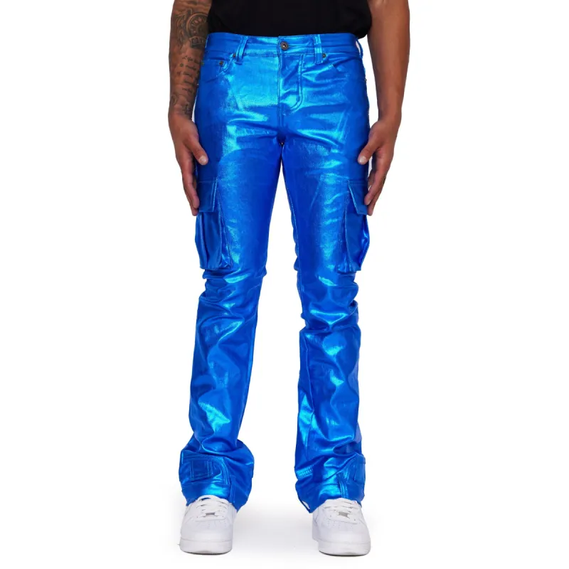 “VAN GOGH” ROYAL WAXED STACKED FLARE JEAN sold by valabasas