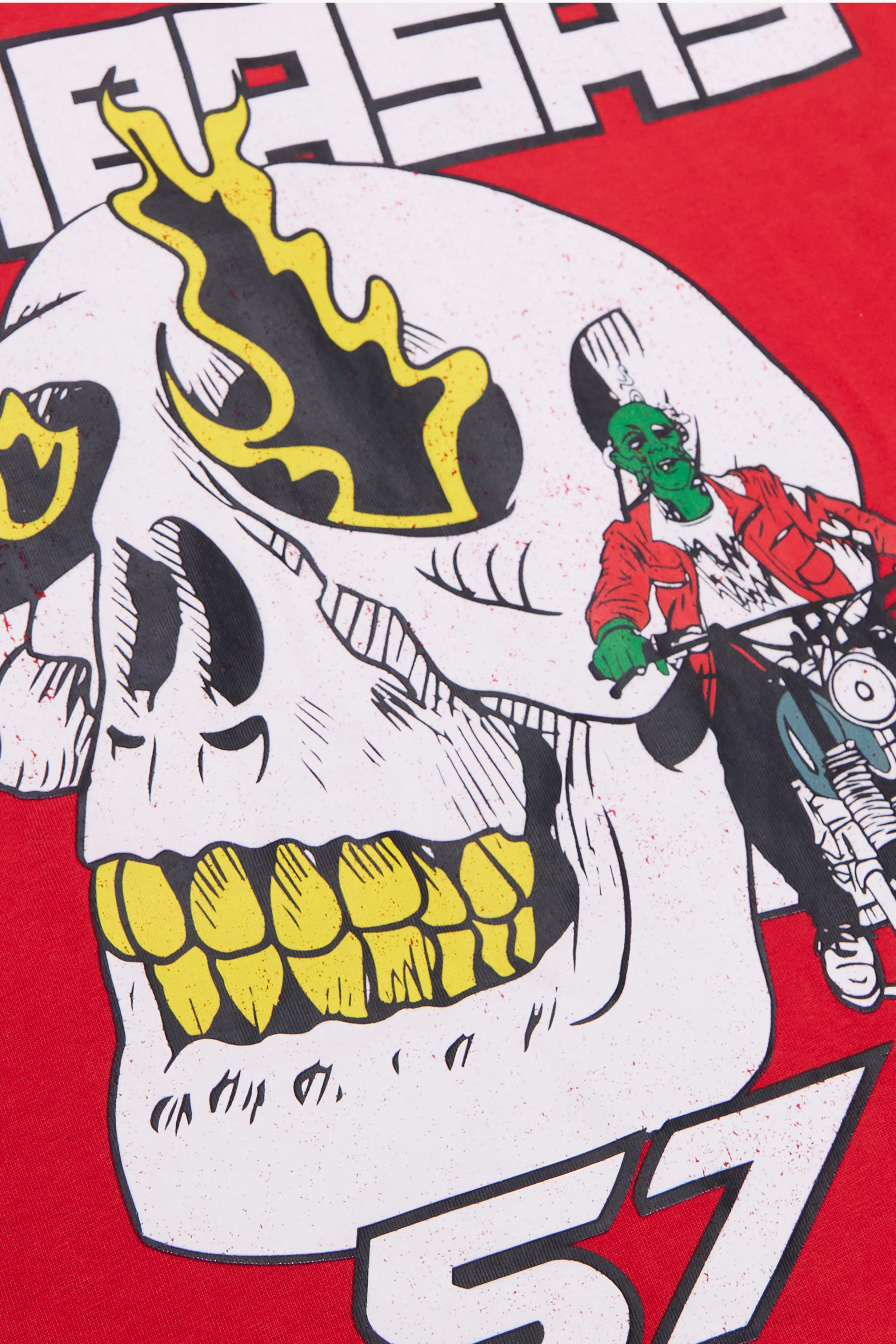 "GOLDFLAME" VINTAGE RED TEE sold by valabasas product image thumbnail 2