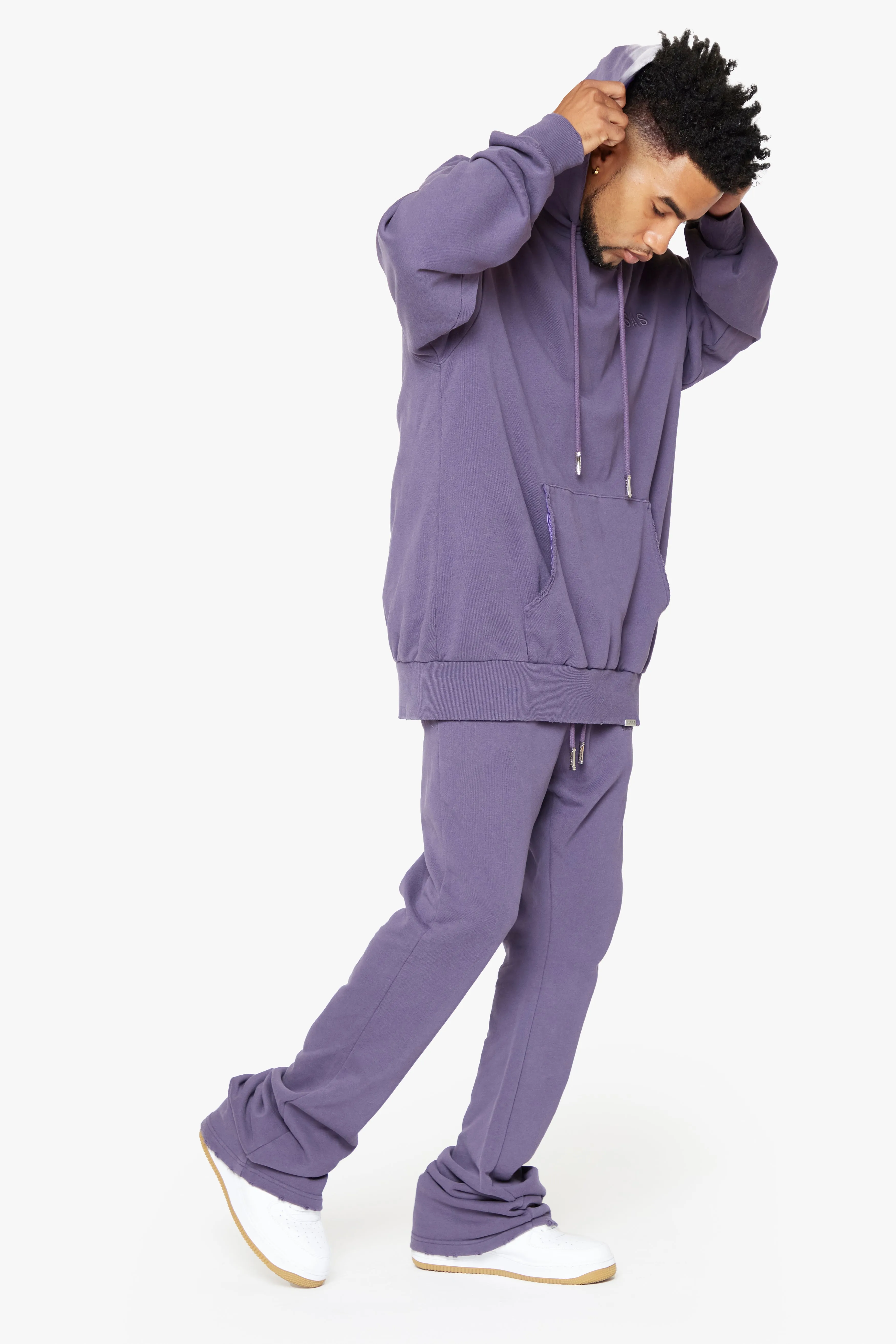 "VALA-ASCENT" FLEECE SET VINTAGE INK PURPLE sold by valabasas product image thumbnail 4