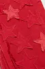 "V-STARS” RED WASH STACKED FLARE JEAN sold by valabasas