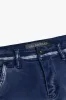 "THE CARPENTER” BLUE STACKED FLARE JEAN sold by valabasas
