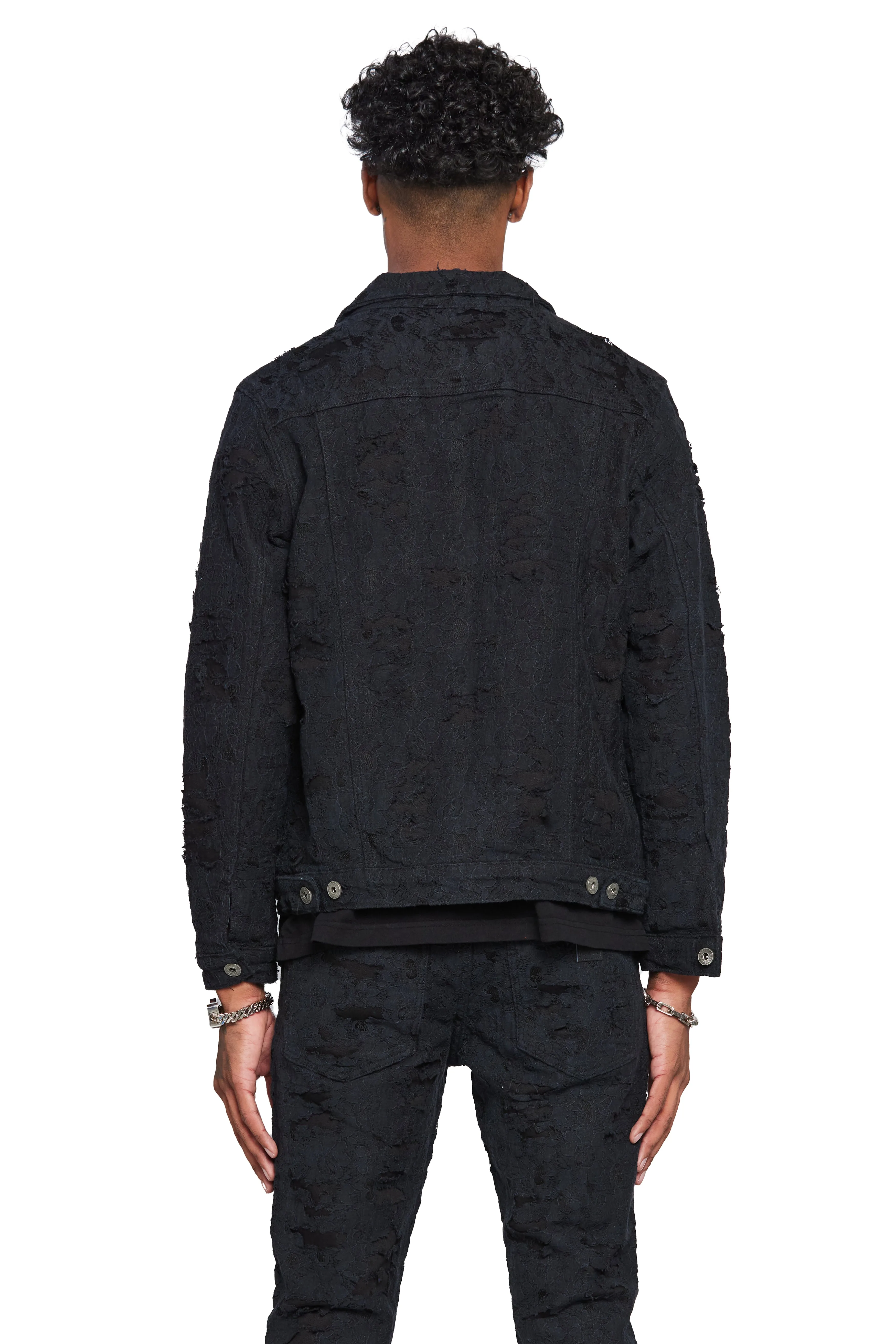 “BLUE MOON" BLACK JACKET sold by valabasas product image thumbnail 3
