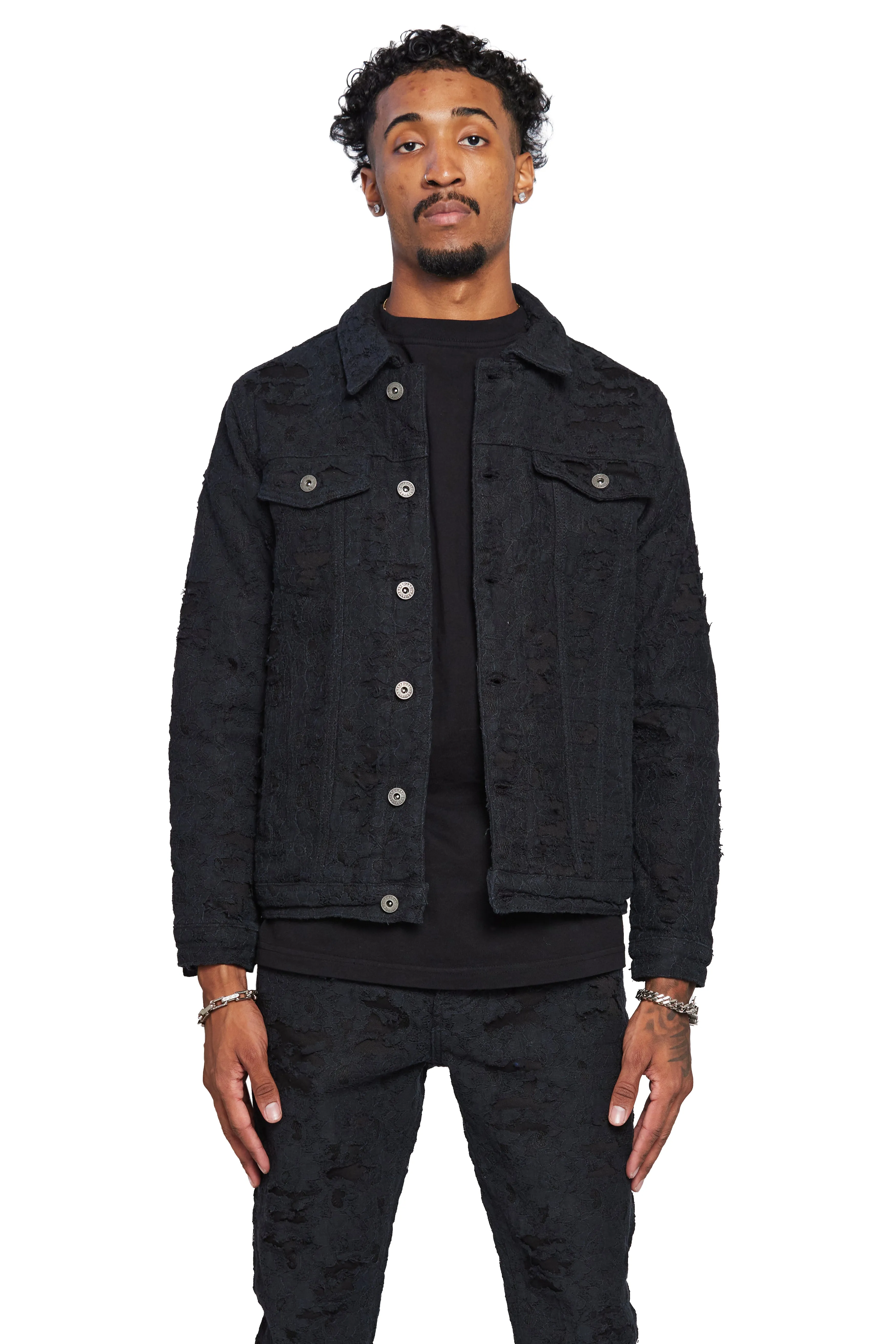 “BLUE MOON" BLACK JACKET sold by valabasas product image thumbnail 2