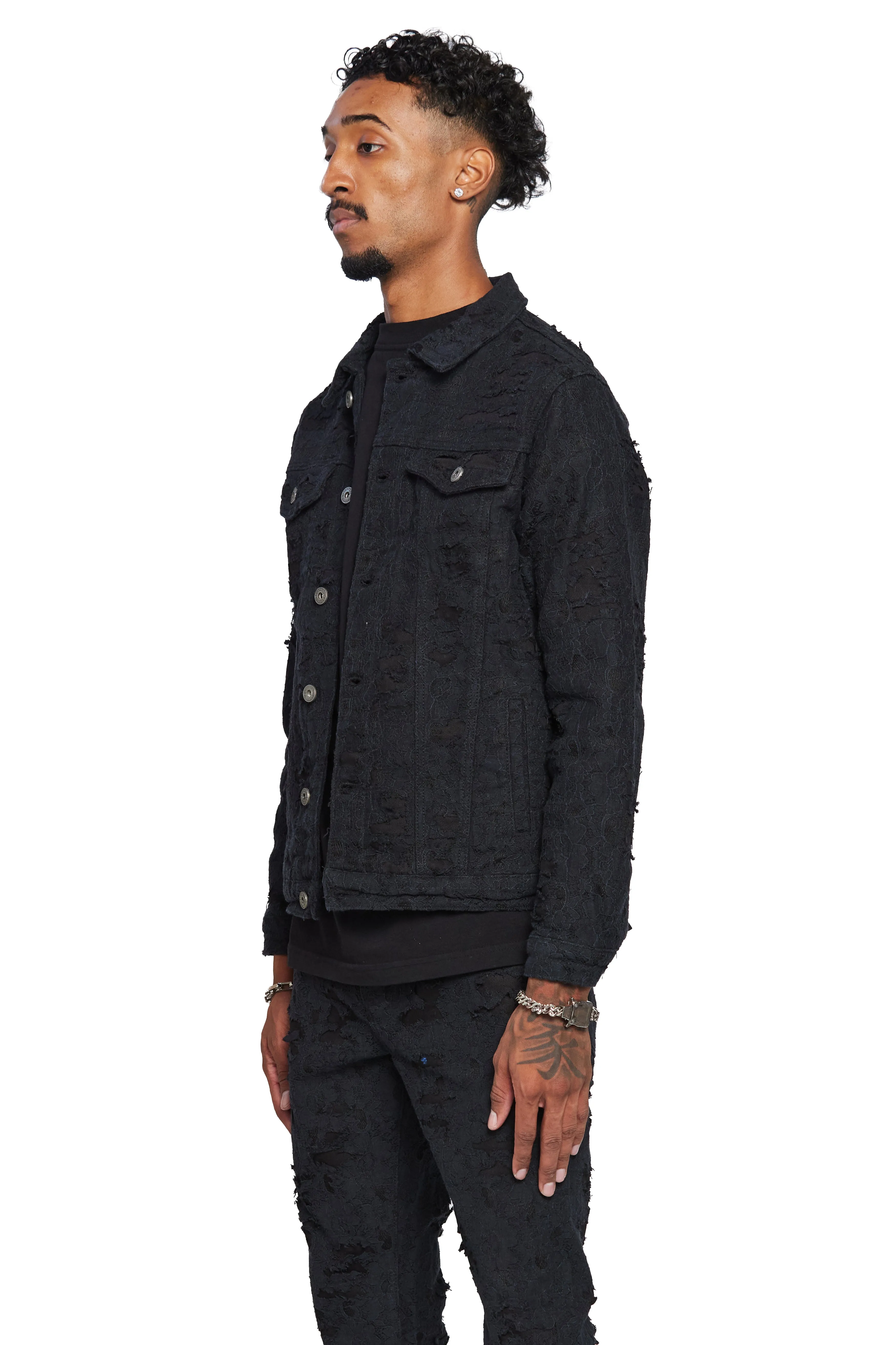 “BLUE MOON" BLACK JACKET sold by valabasas product image thumbnail 5