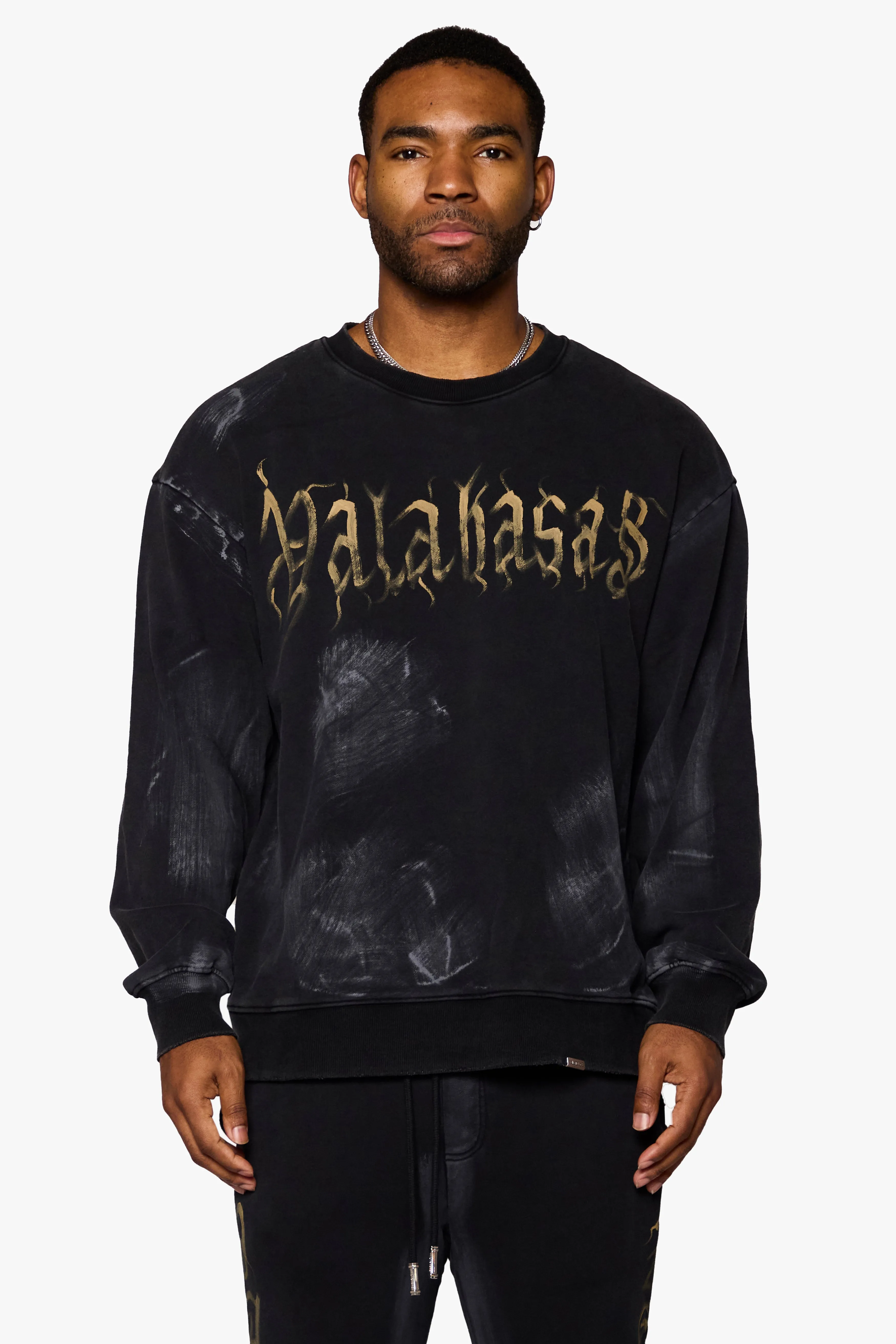 "GLYPHIQUE" LONG SLEEVE BLACK sold by valabasas product image thumbnail 2