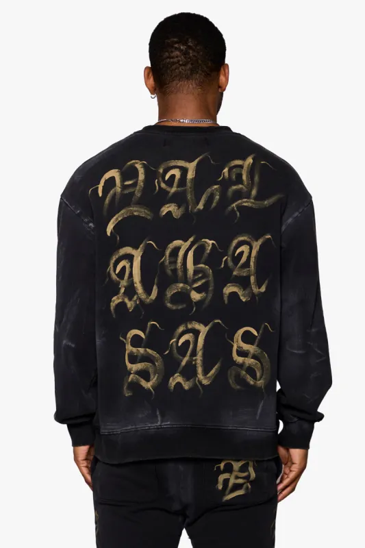 "GLYPHIQUE" BLACK LONG SLEEVE sold by valabasas
