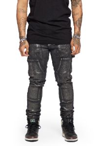 VALABASAS JEANS “GARNET" GREY WAXED sold by valabasas