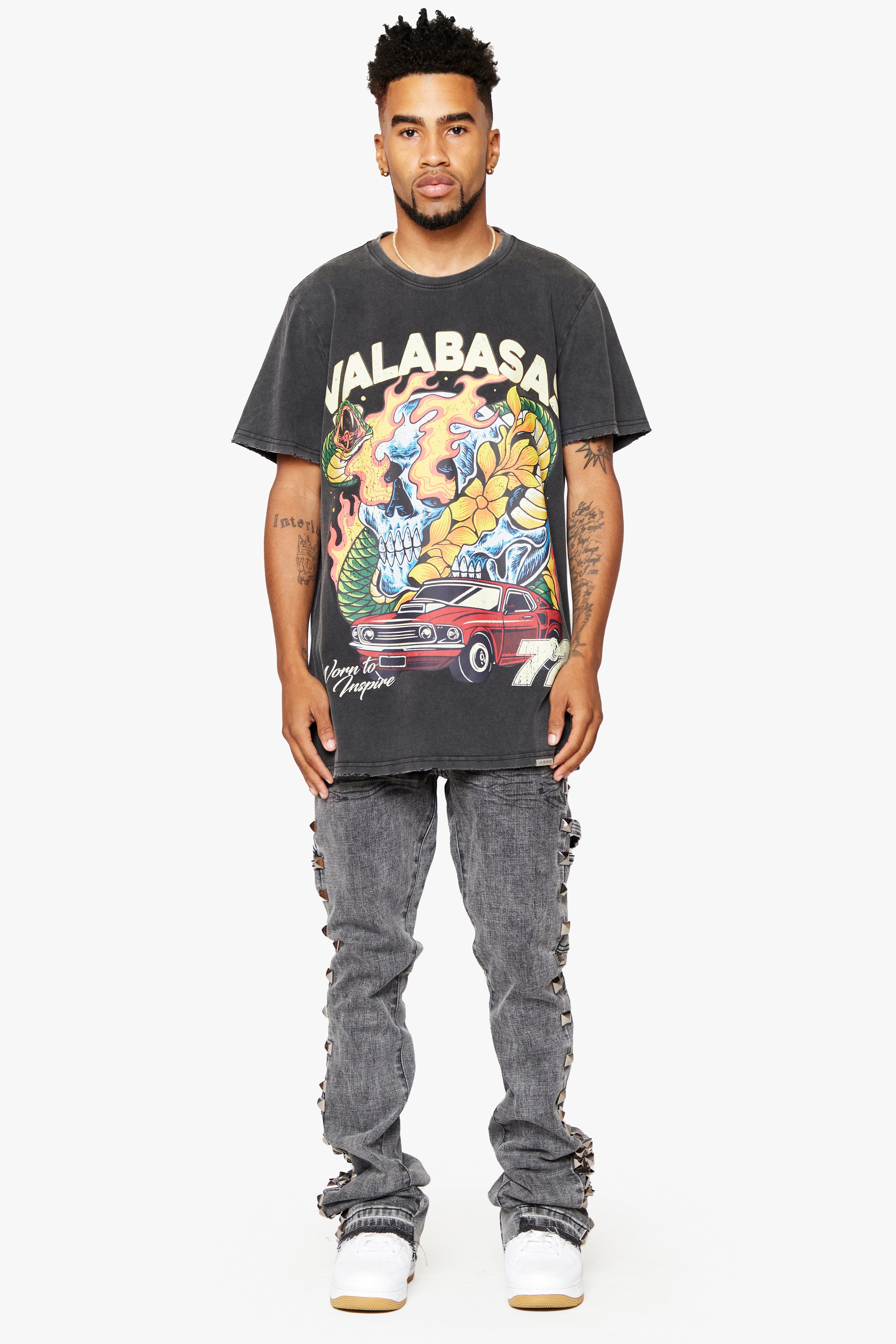 "RARE WORLD/SNAKED" VINTAGE BLACK TEE sold by valabasas product image thumbnail 7