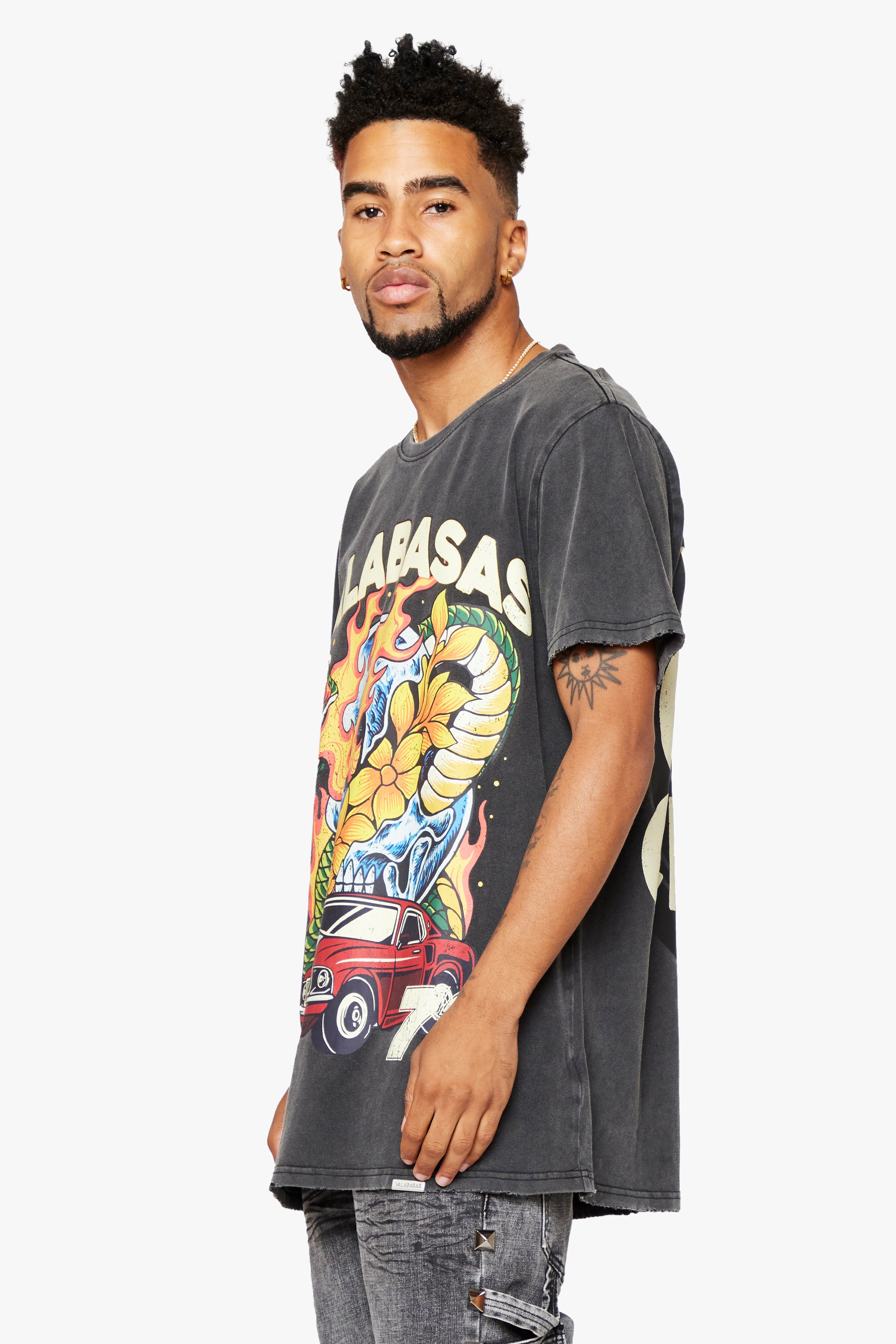 "RARE WORLD/SNAKED" VINTAGE BLACK TEE sold by valabasas product image thumbnail 6