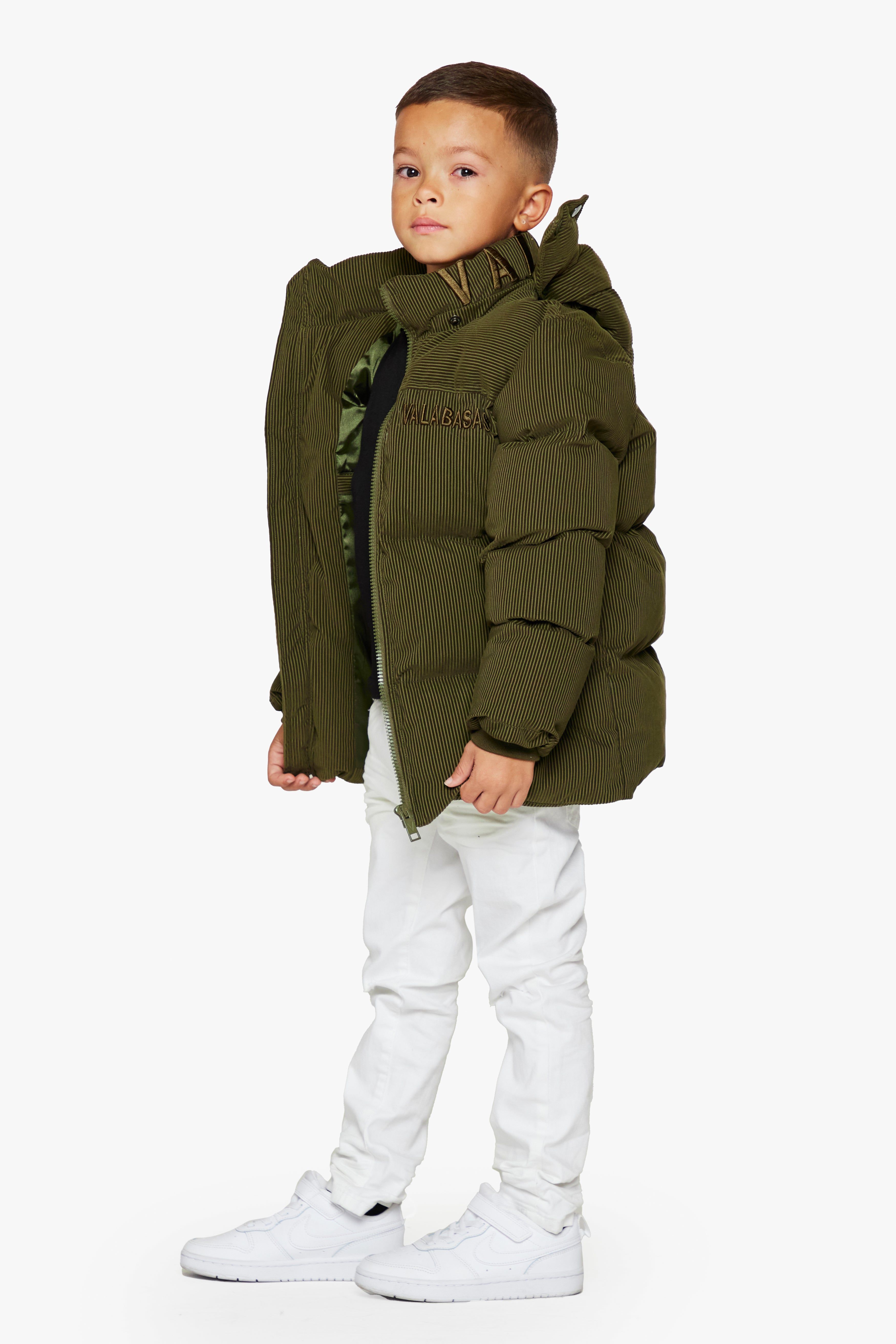 "GOYO" GREEN KIDS PUFFER JACKET sold by valabasas product image thumbnail 5