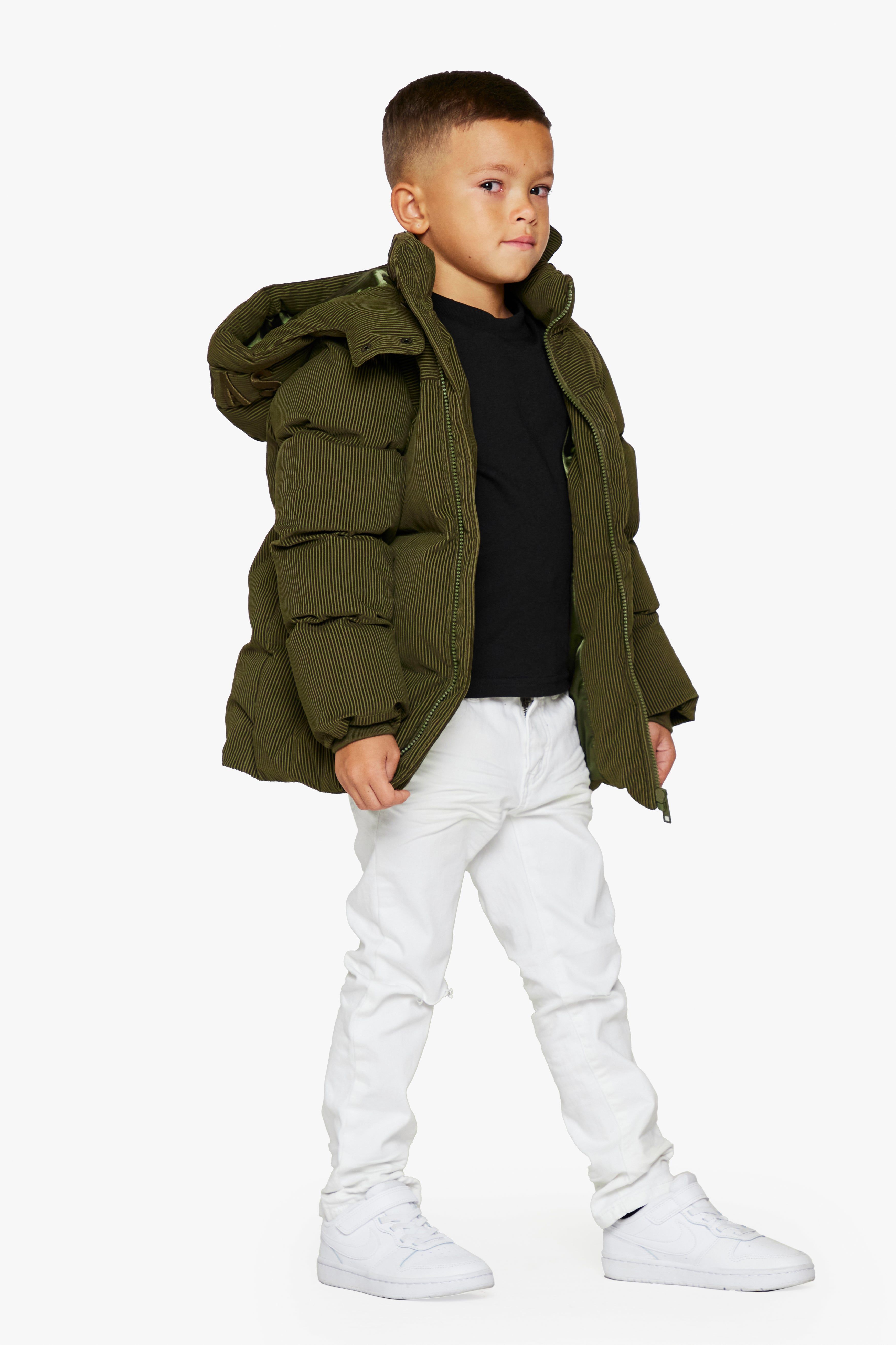 "GOYO" GREEN KIDS PUFFER JACKET sold by valabasas product image thumbnail 4