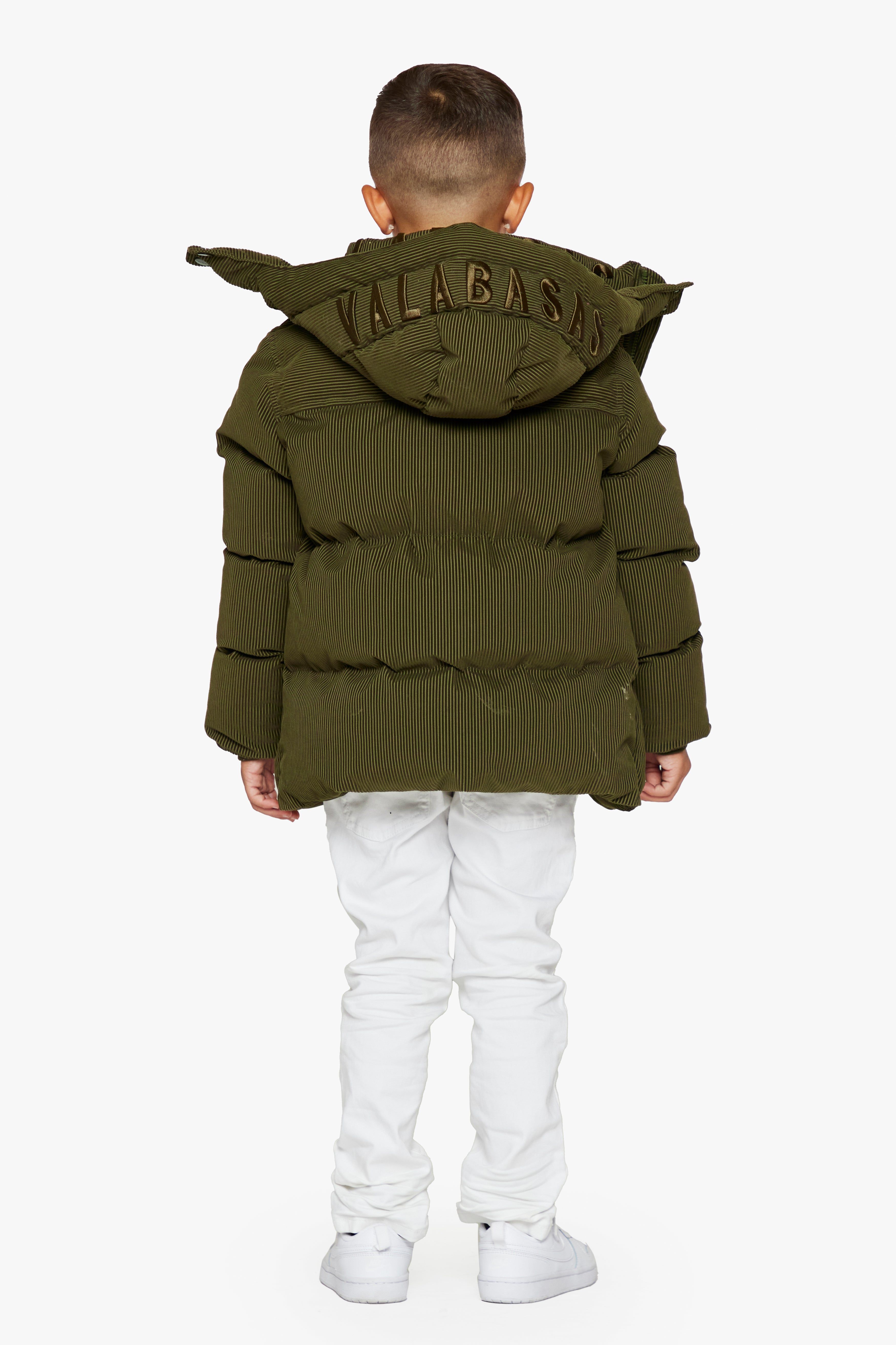 "GOYO" GREEN KIDS PUFFER JACKET sold by valabasas product image thumbnail 3