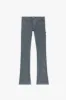 "MR. EXTENDO" GREY STACKED FLARE JEAN sold by valabasas