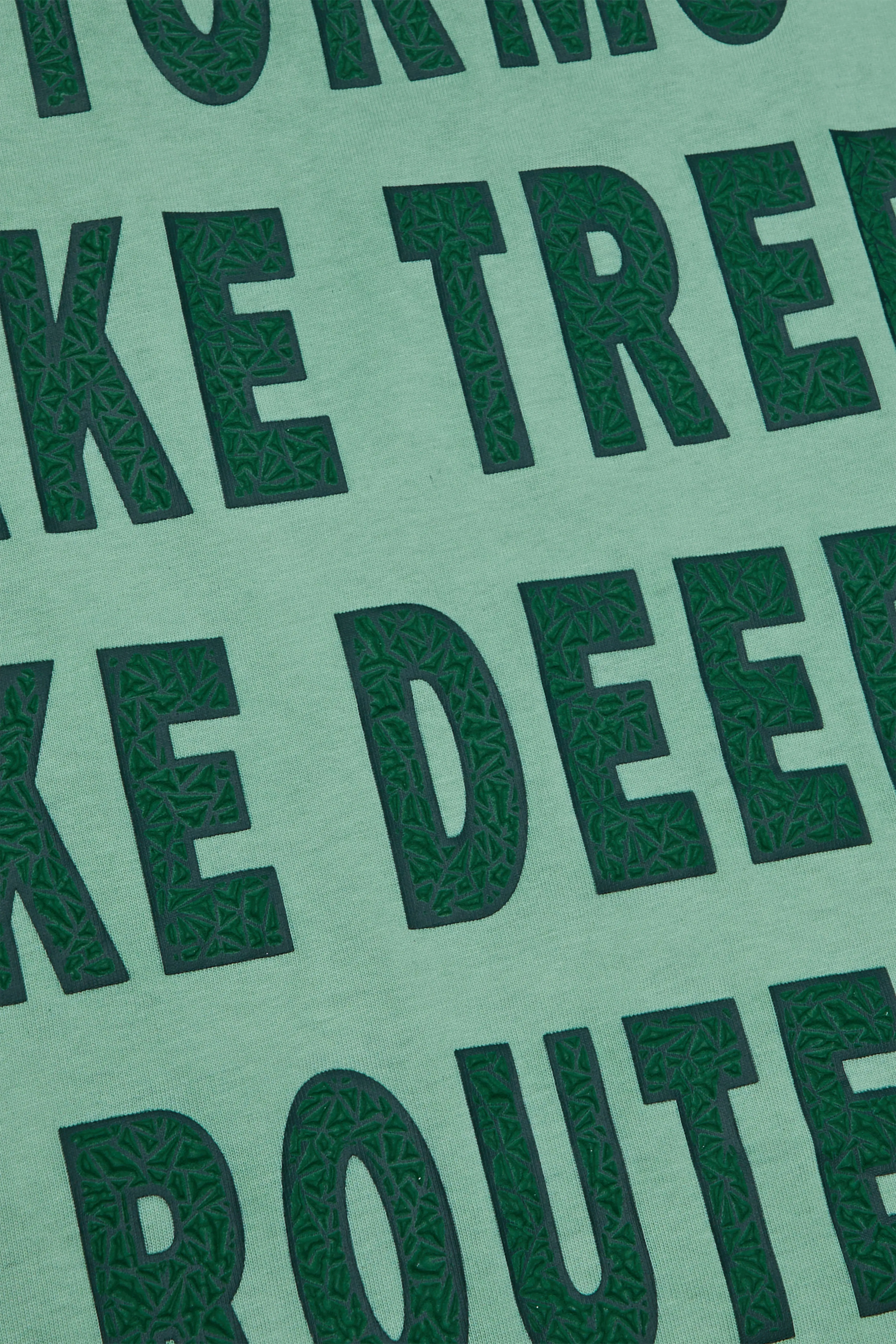 "RESILIENCE" GREEN OVERSIZED TEE sold by valabasas product image thumbnail 2