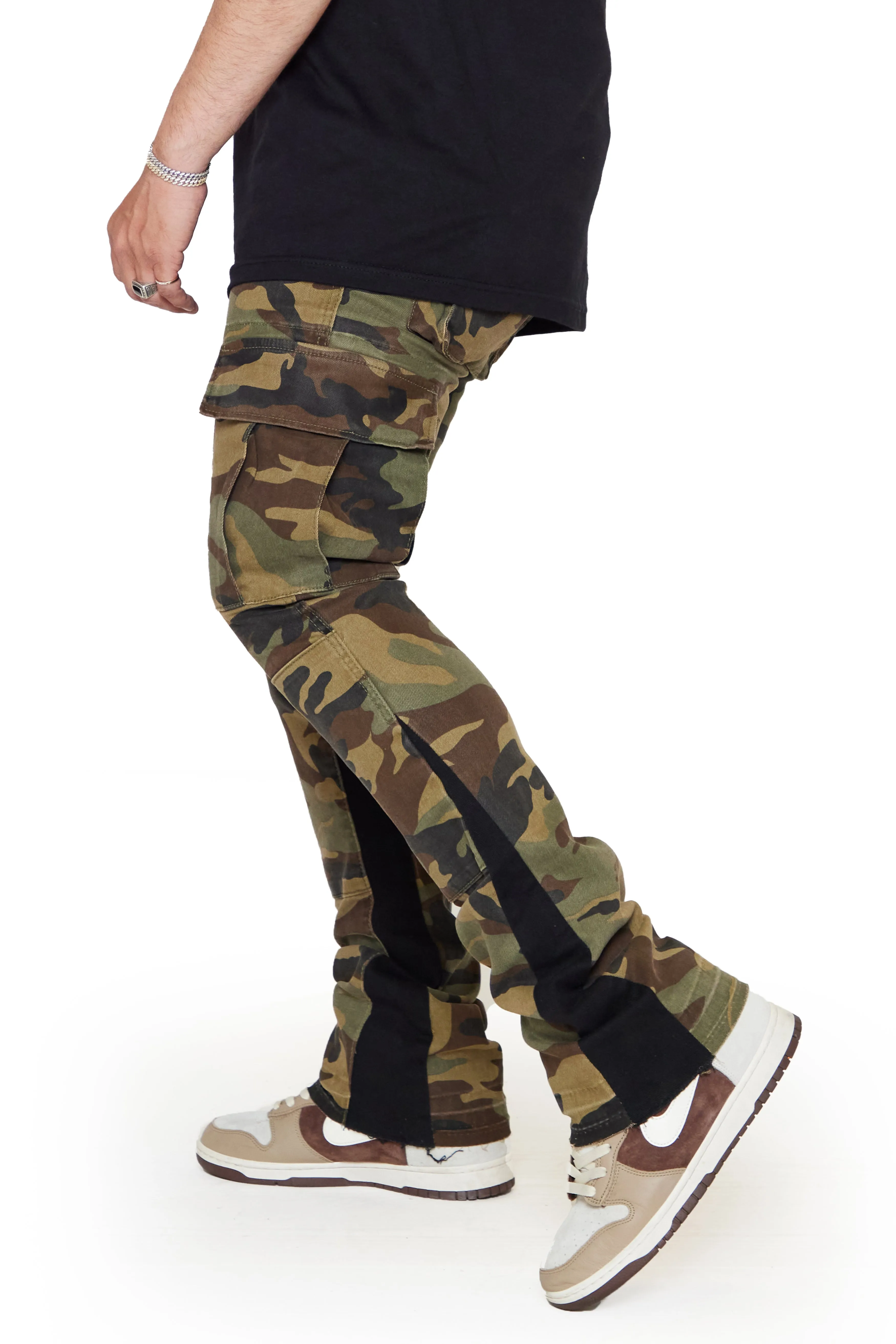 Commander 3.0 Stacked Flare Jean Camo sold by valabasas product image thumbnail 2