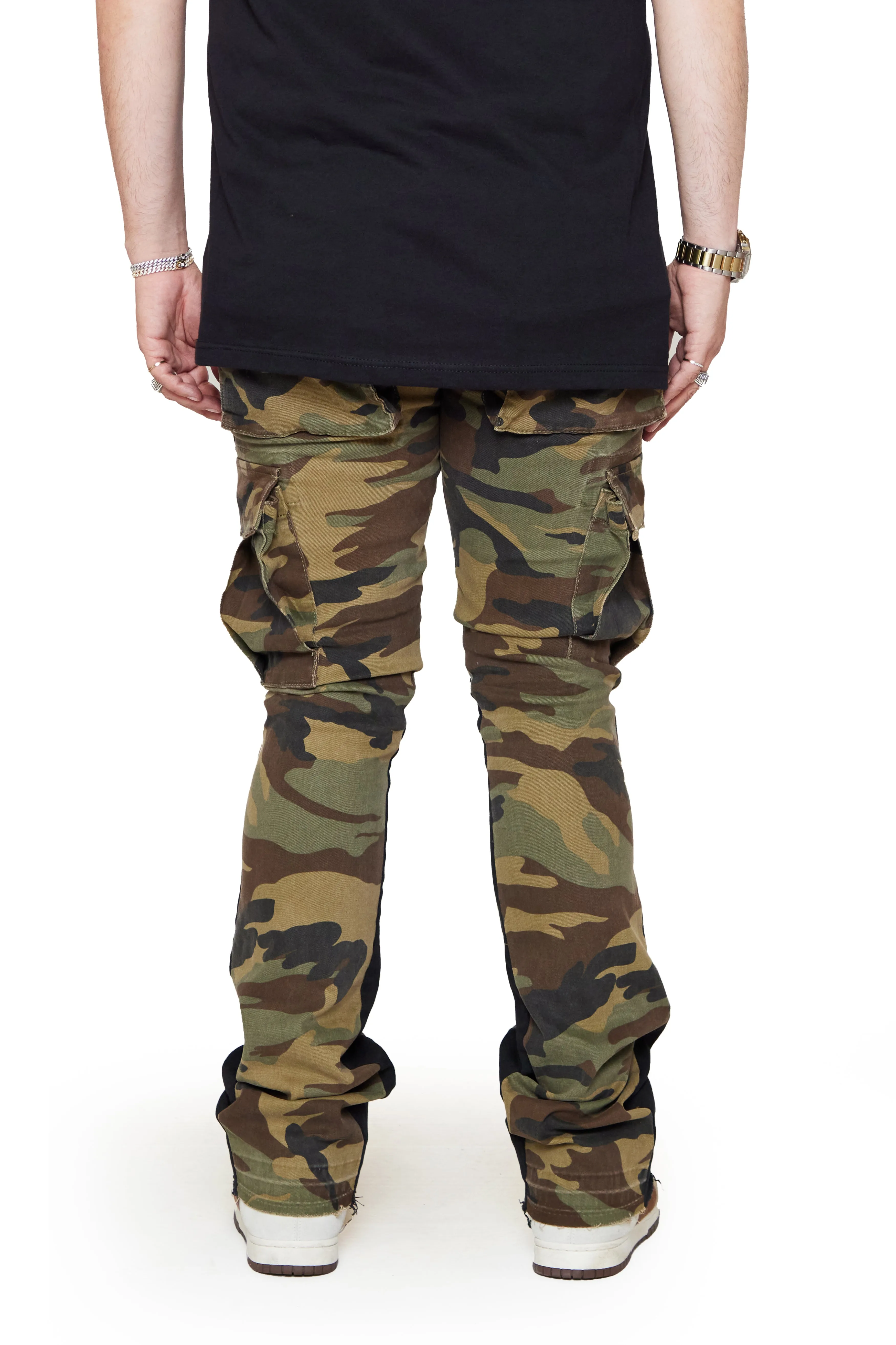 Commander 3.0 Stacked Flare Jean Camo sold by valabasas product image thumbnail 5
