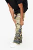 "EYEORE” DARK VINTAGE WASH STACKED FLARE JEAN sold by valabasas
