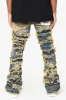 "EYEORE” DARK VINTAGE WASH STACKED FLARE JEAN sold by valabasas