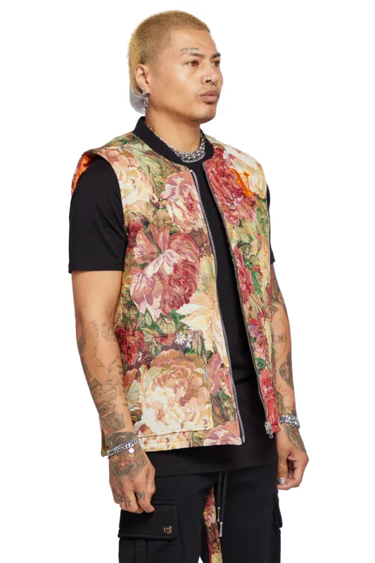“BANKSY” FLOWER MULTI JACKET sold by valabasas