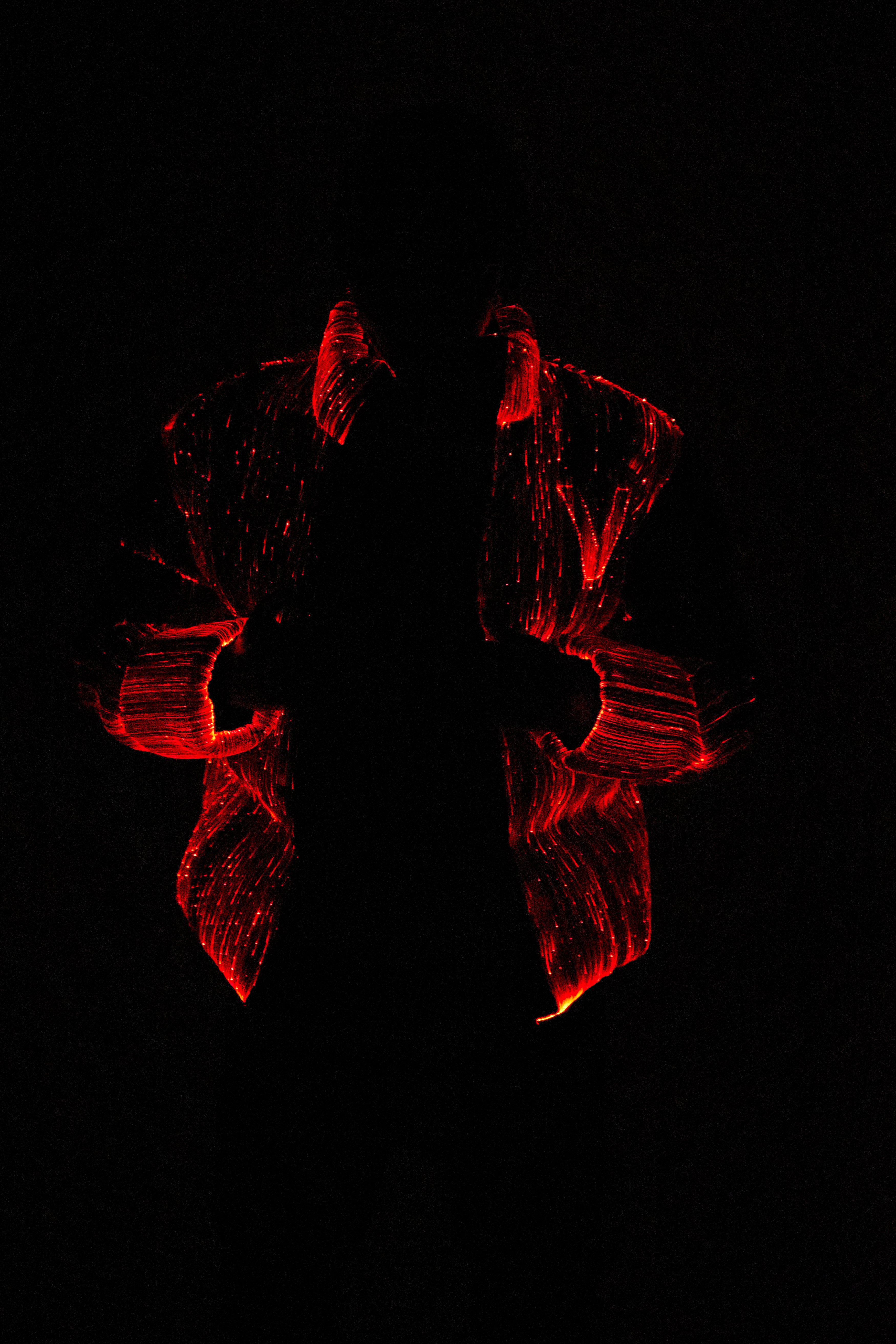 "SPECTRA" BLACK LIGHT UP PUFFER JACKET sold by valabasas product image thumbnail 3