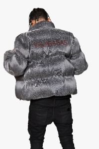 "SPECTRA" BLACK LIGHT UP PUFFER JACKET sold by valabasas
