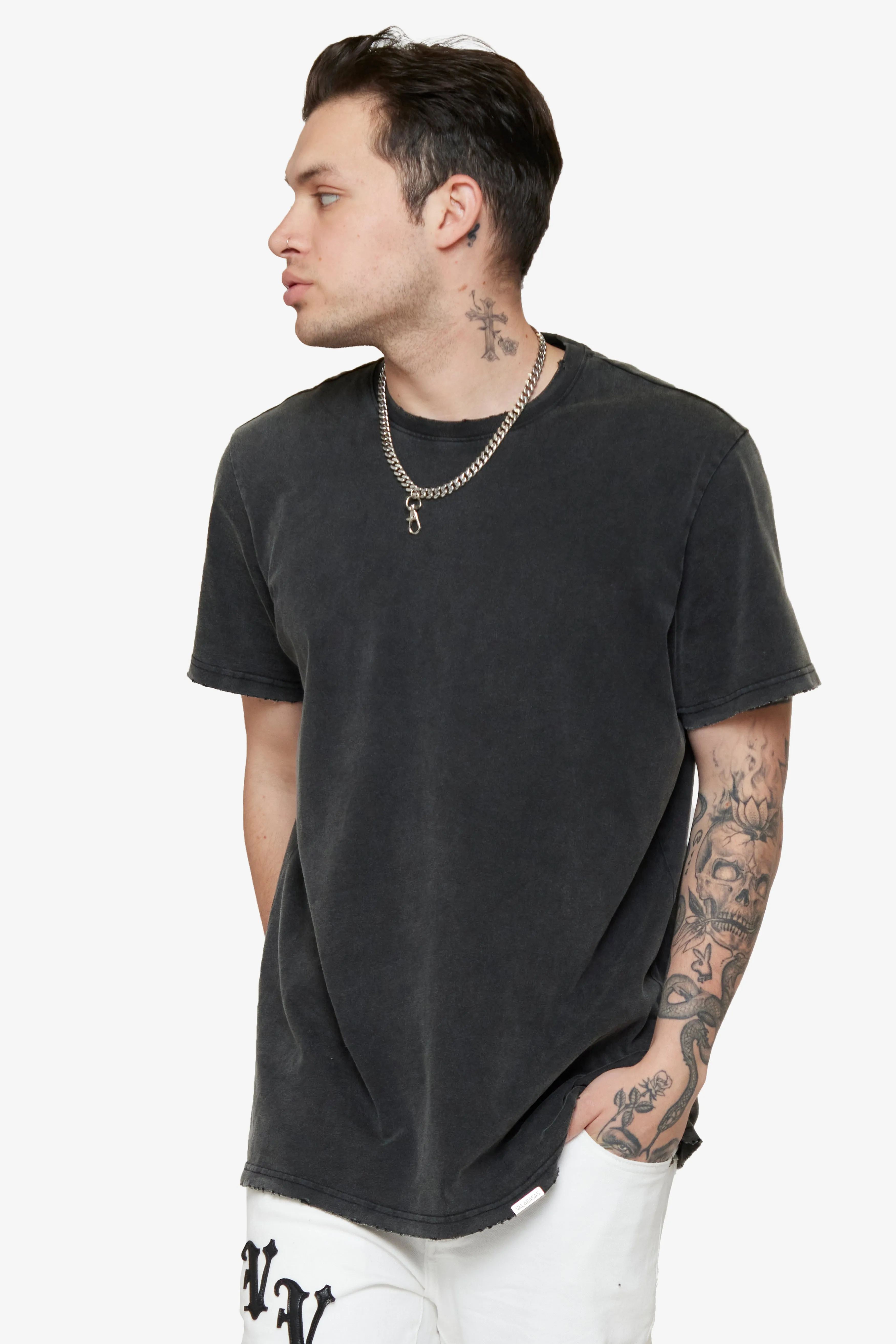 VALABASAS TEE "VALA-CORE" VINTAGE BLACK sold by valabasas product image thumbnail 5