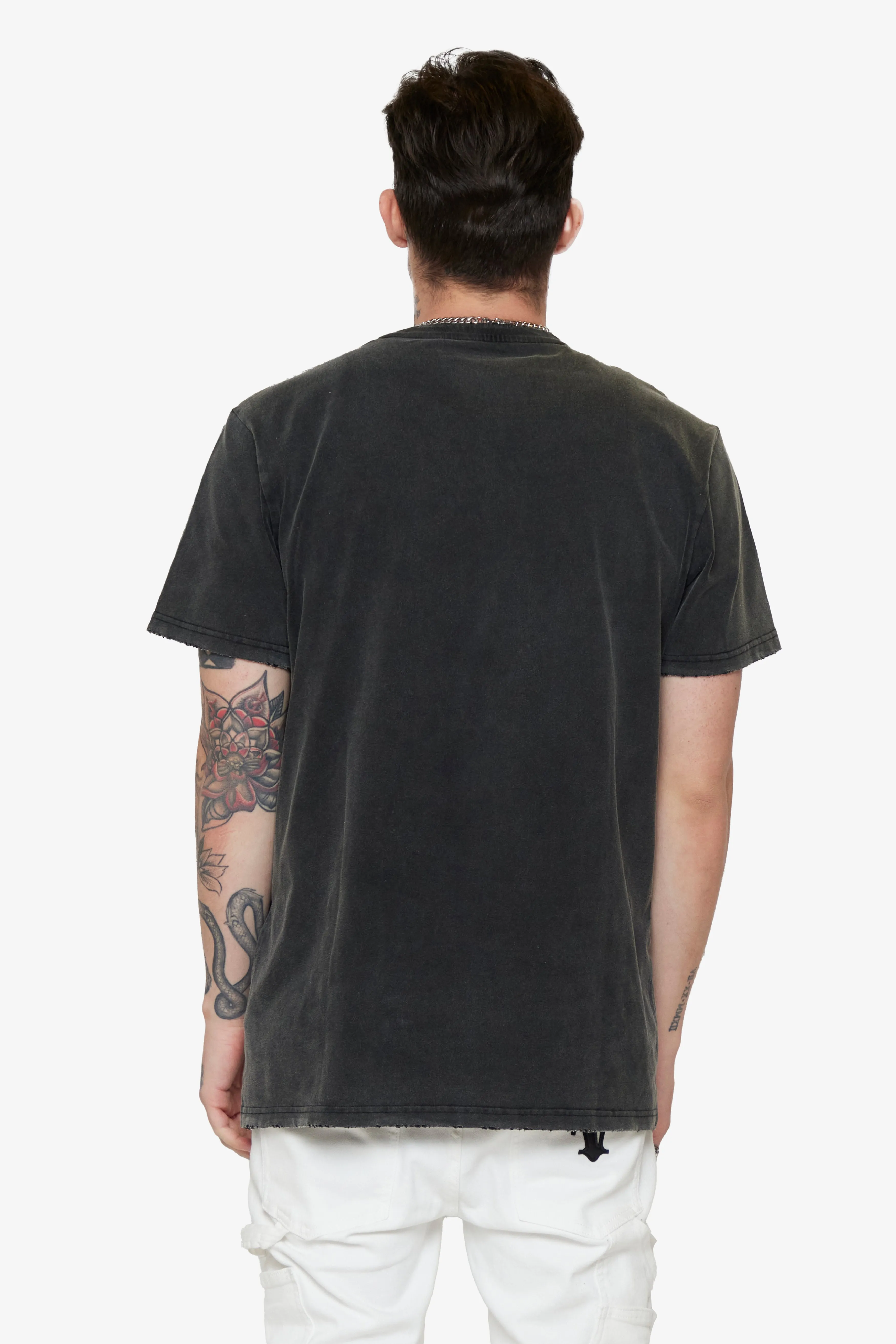 VALABASAS TEE "VALA-CORE" VINTAGE BLACK sold by valabasas product image thumbnail 3
