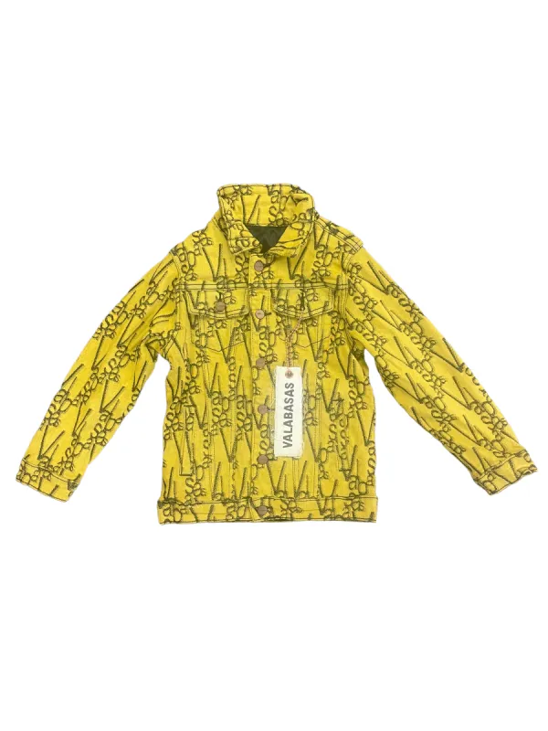 “V-INK” JACKET BLACK YELLOW sold by valabasas