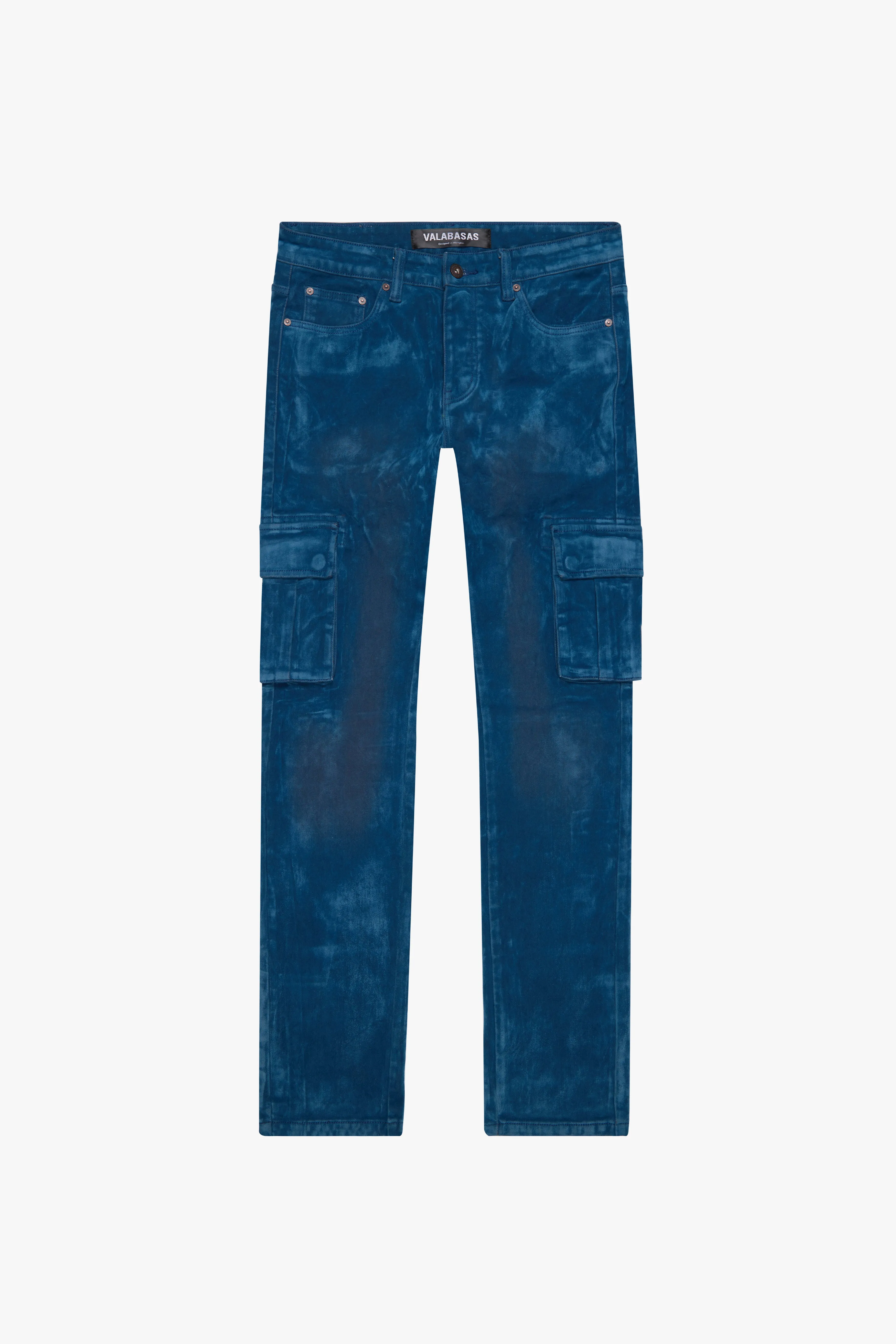 "LUXE" SUEDE SKINNY JEAN INDIGO sold by valabasas