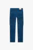 "LUXE" INDIGO SUEDE SKINNY JEAN sold by valabasas