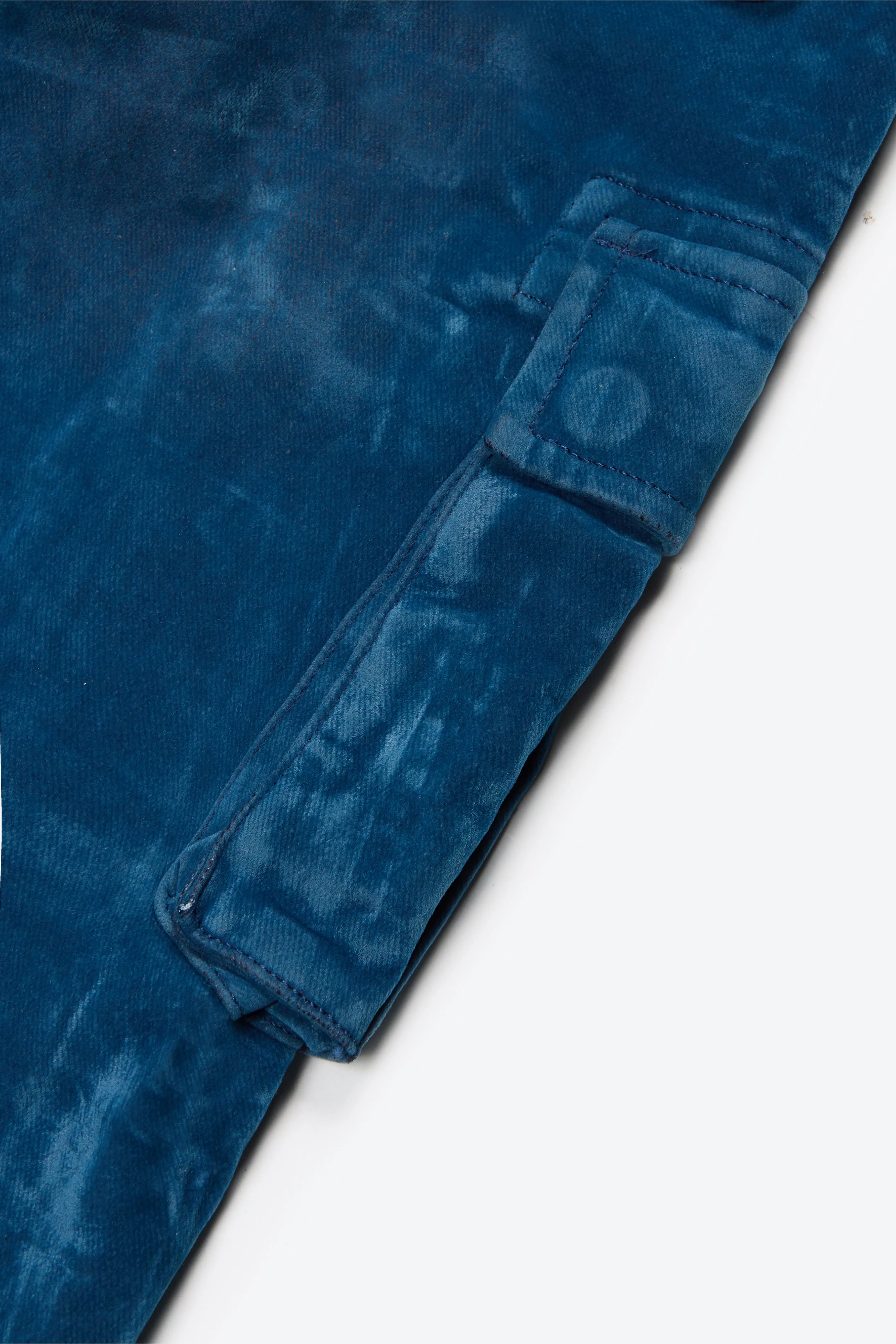 "LUXE" SUEDE SKINNY JEAN INDIGO sold by valabasas product image thumbnail 4
