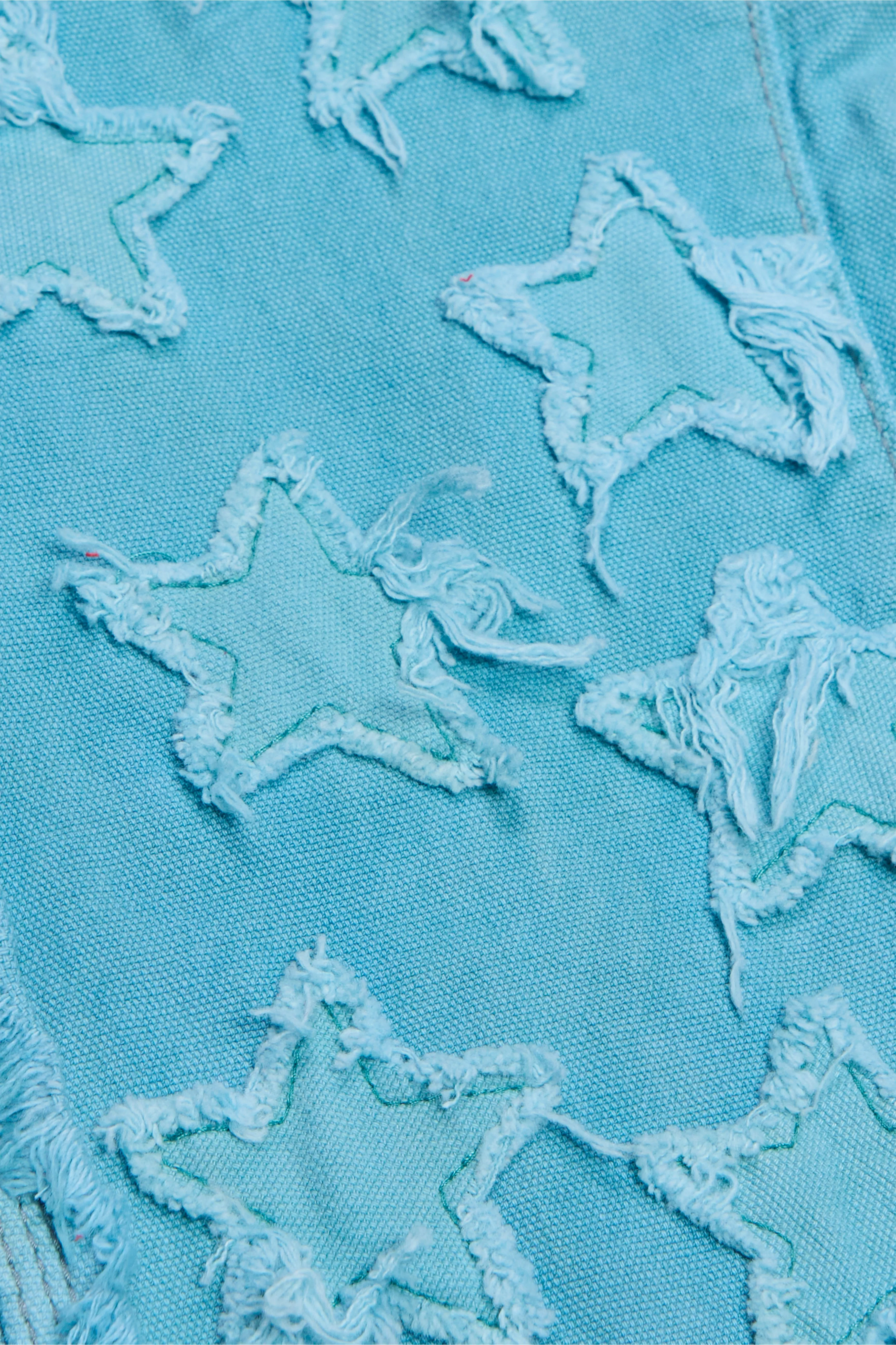 "V-STARS” STACKED FLARE JEAN BLUE WASHED sold by valabasas product image thumbnail 2