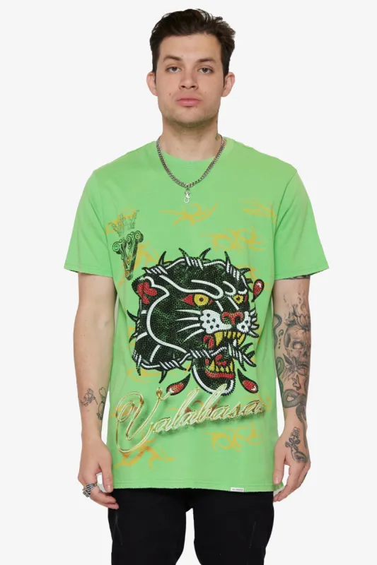 "BLOODY PANTHER" SUMMER GREEN TEE sold by valabasas