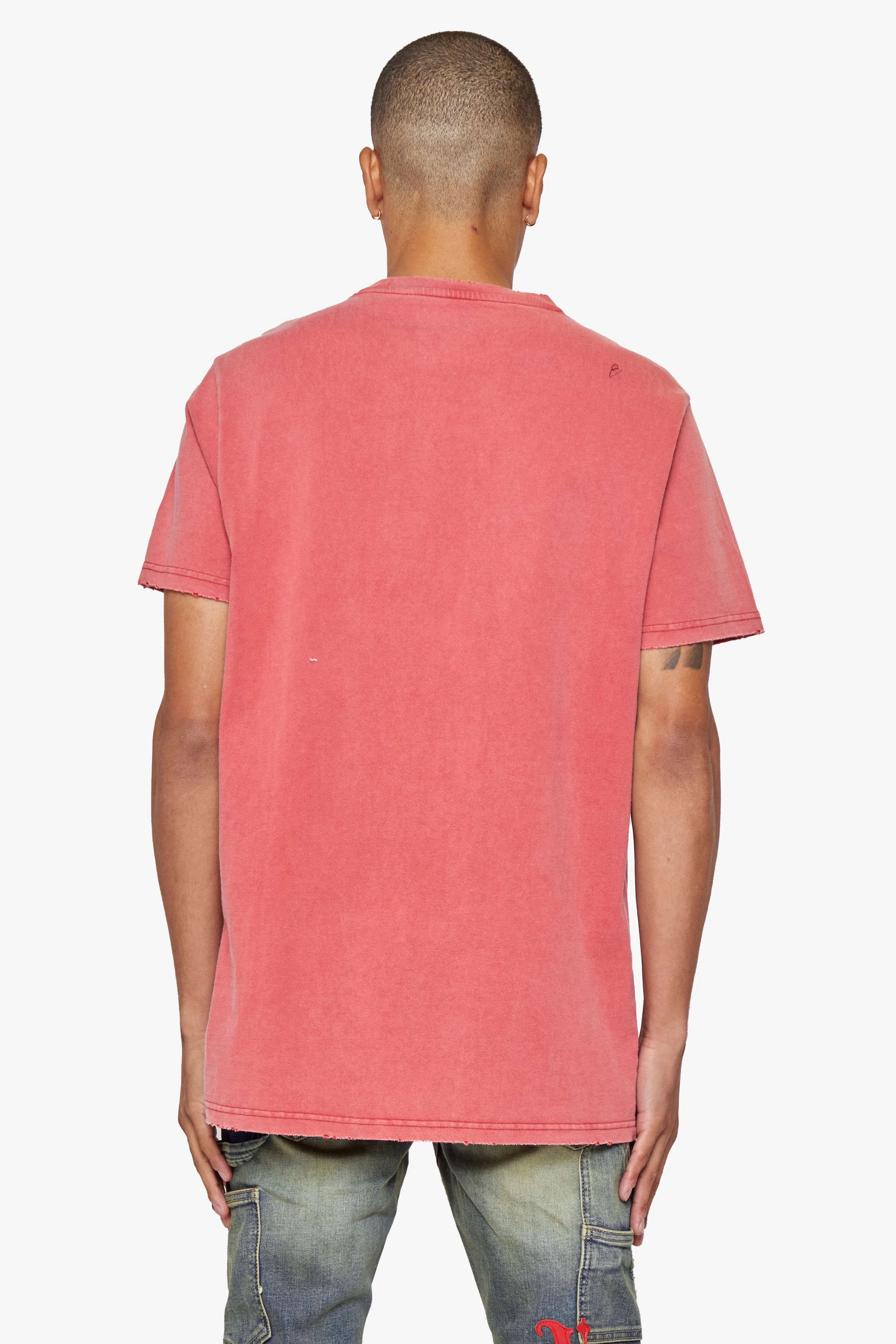 VALABASAS TEE "VALA-CORE" VINTAGE RED sold by valabasas product image thumbnail 4