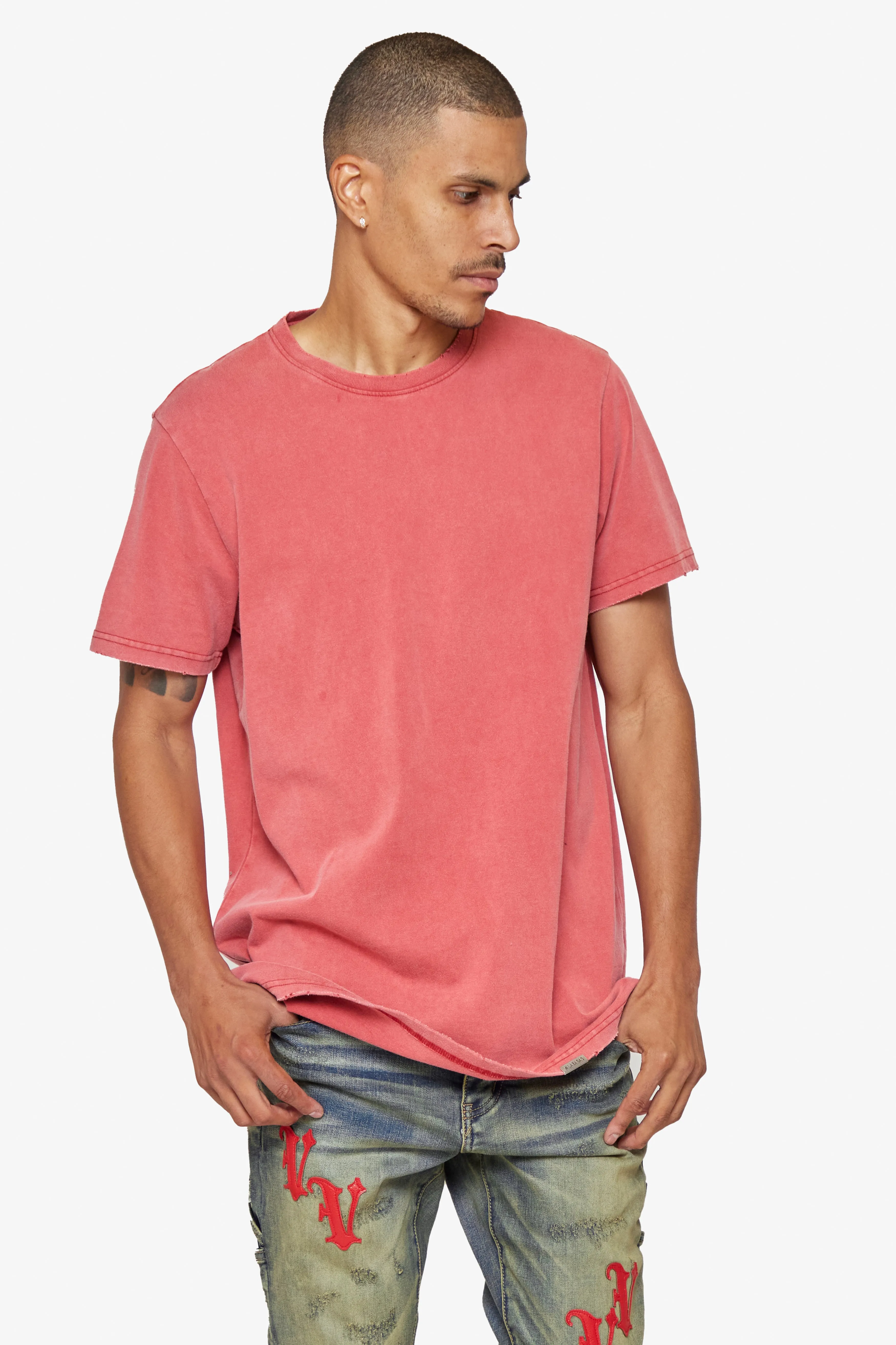 VALABASAS TEE "VALA-CORE" VINTAGE RED sold by valabasas product image thumbnail 5