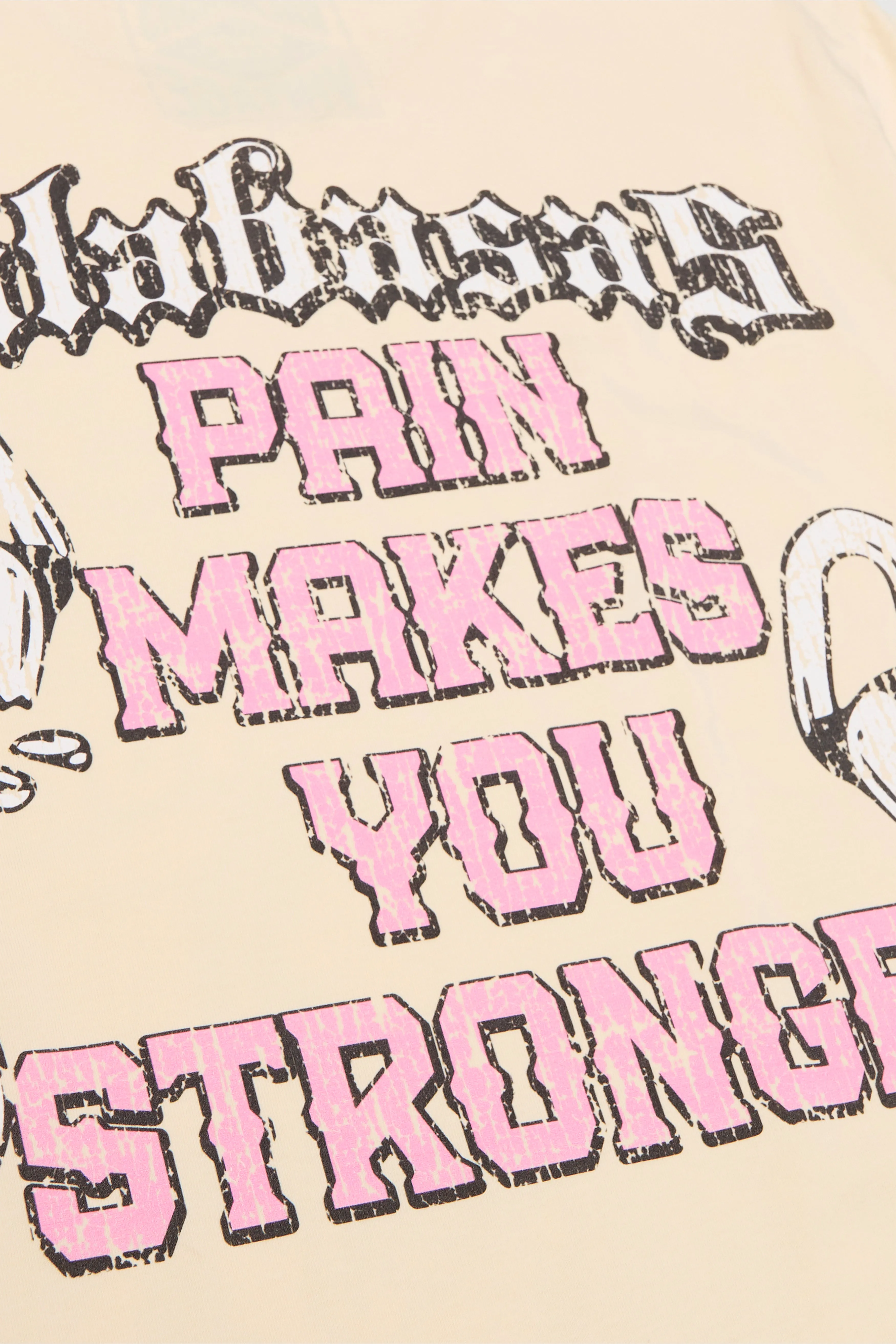 "GLASS STONES" VINTAGE CREAM TEE sold by valabasas product image thumbnail 4