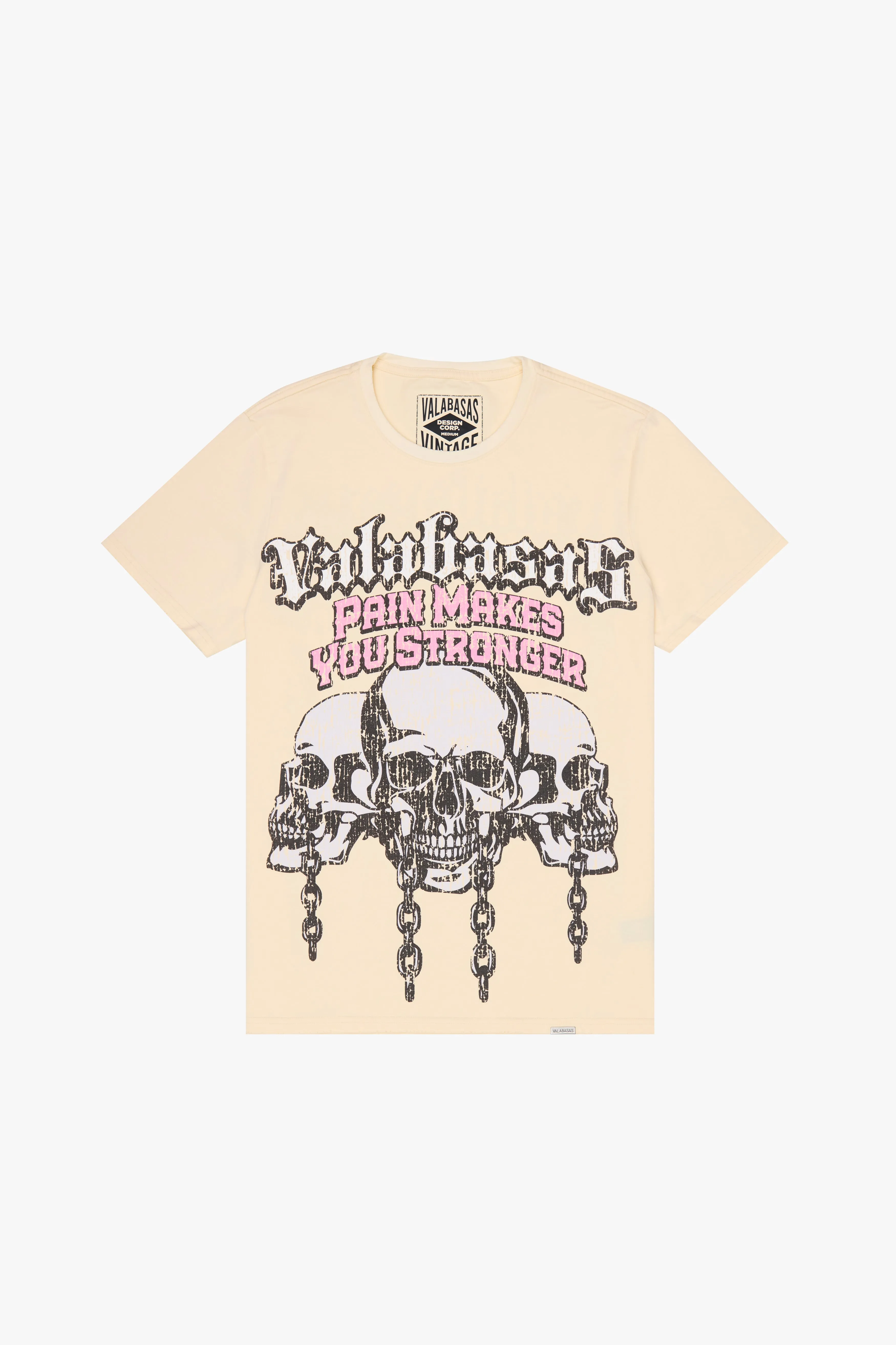 "GLASS STONES" VINTAGE CREAM TEE sold by valabasas