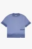 "UNTOLD" BLUE OVERSIZED TEE sold by valabasas