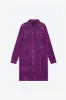 "NOCTURNE" SUEDE TRENCH COAT PURPLE sold by valabasas