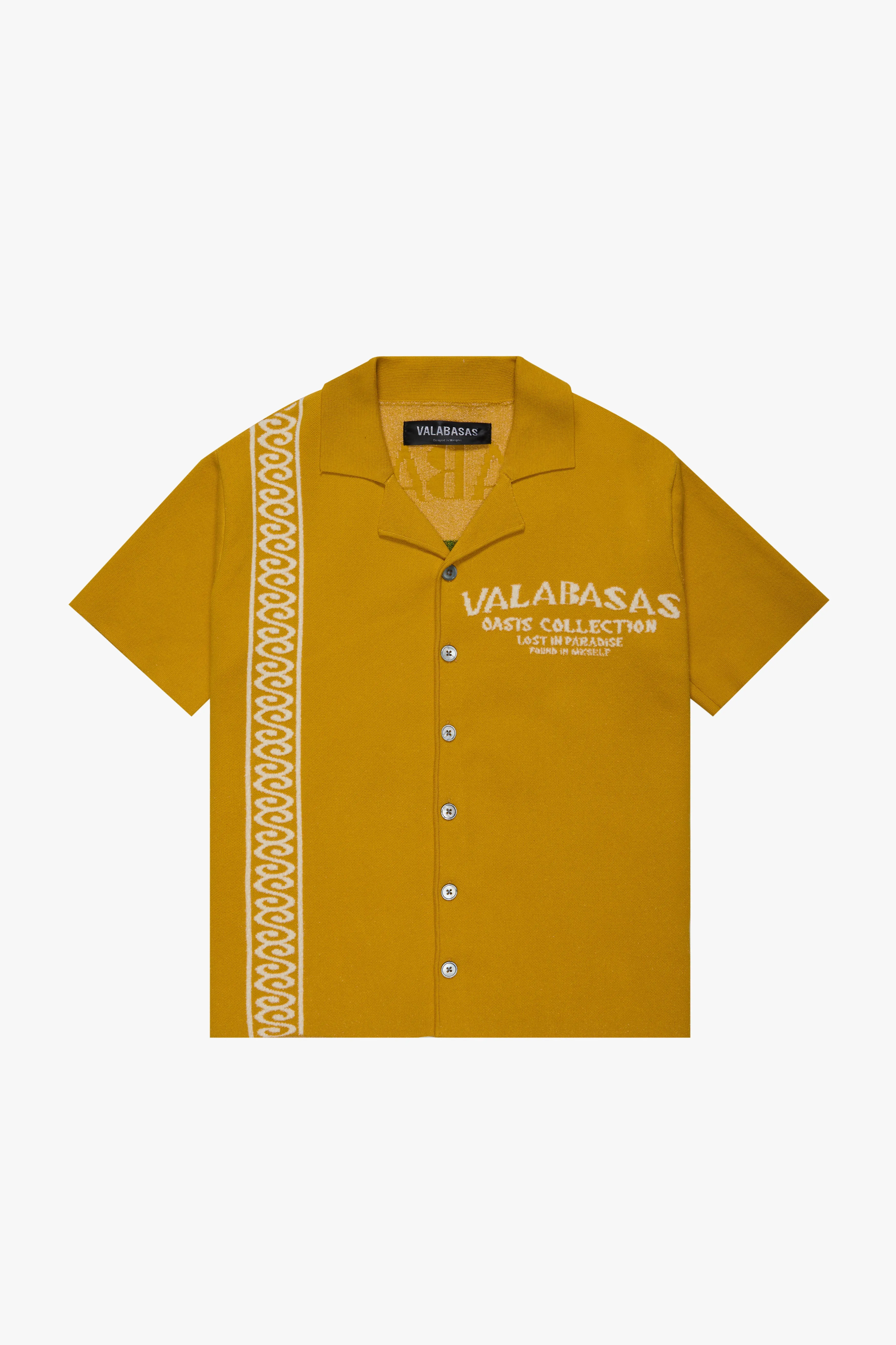 "LOS PALMAS" YELLOW BUTTON-DOWN sold by valabasas