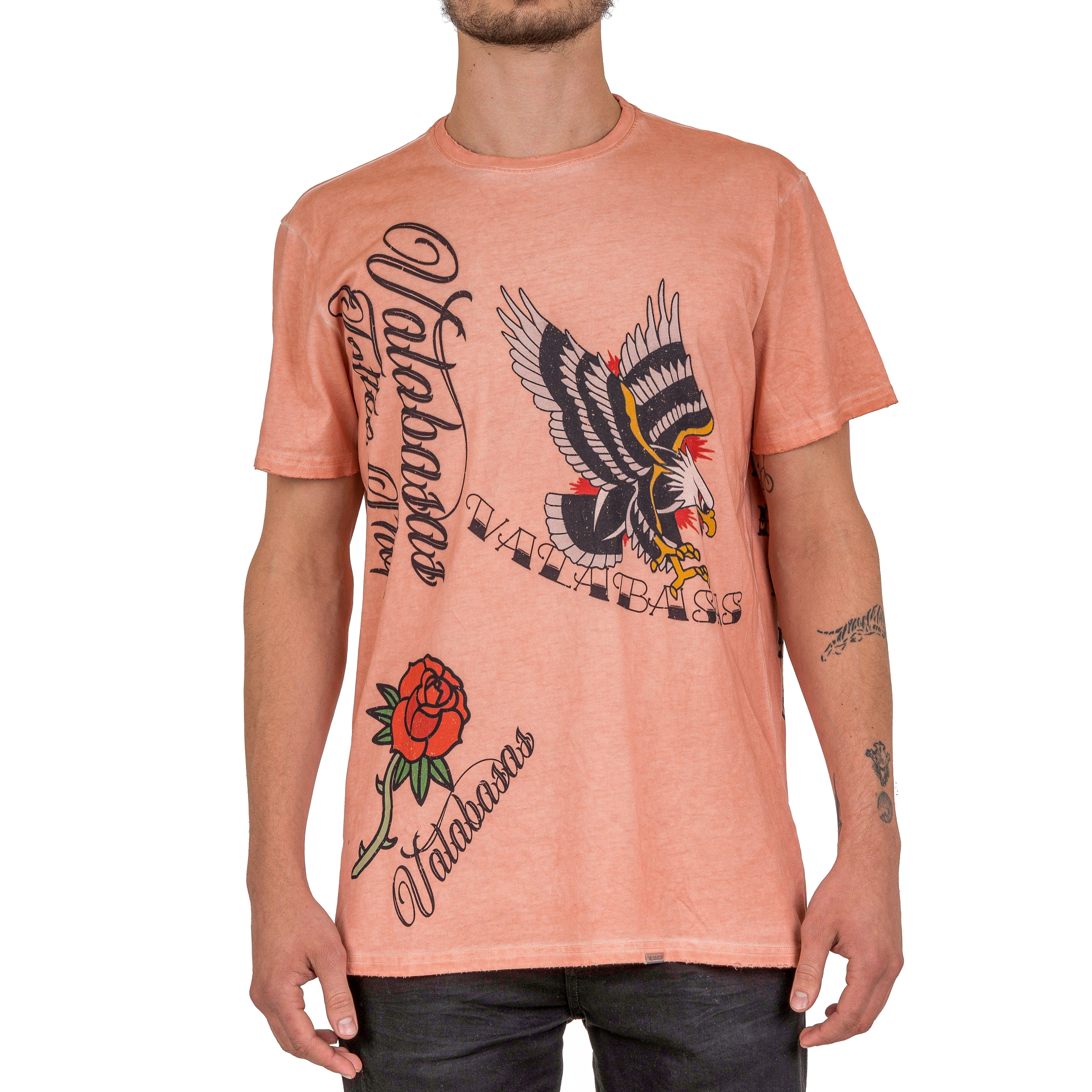VALABASAS TEE “TATSHOP4” VINTAGE ORANGE-RED sold by valabasas