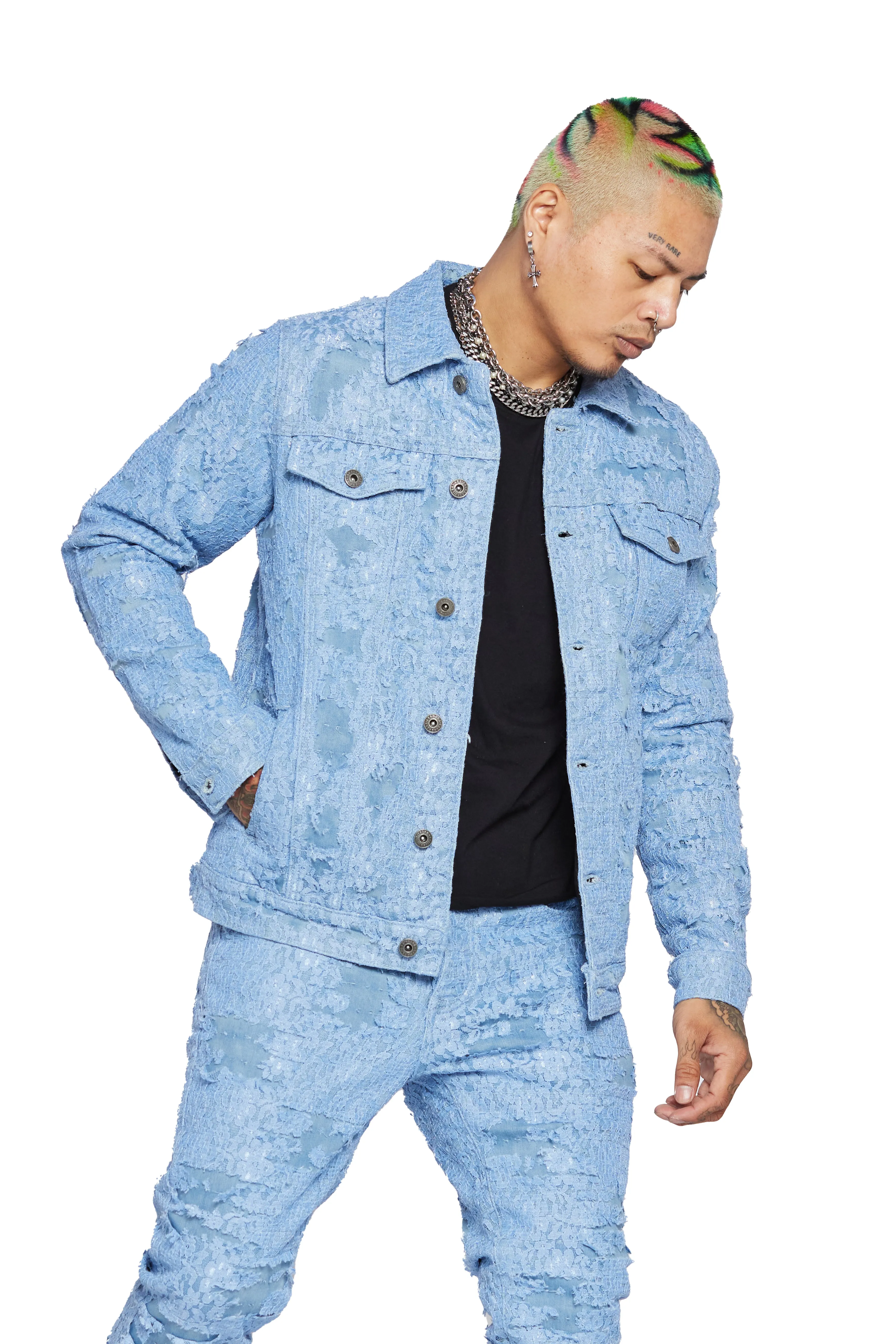 "BLUE MOON" LIGHT SKY JACKET sold by valabasas product image thumbnail 3