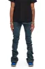 VALABASAS JEANS  “MR EXTENDO" BLUE JAY VINTAGE OLIVE sold by valabasas