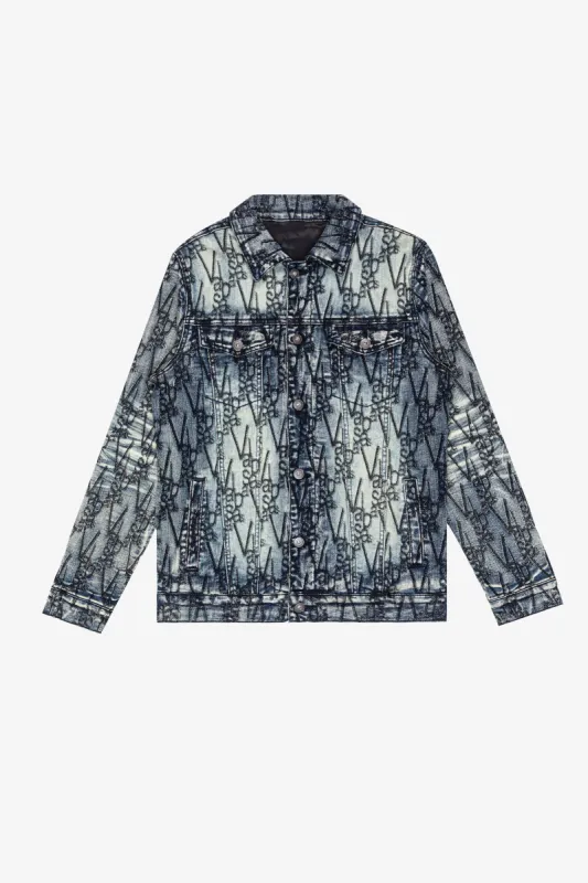 "V-INK" BLACK BLUE JACKET sold by valabasas
