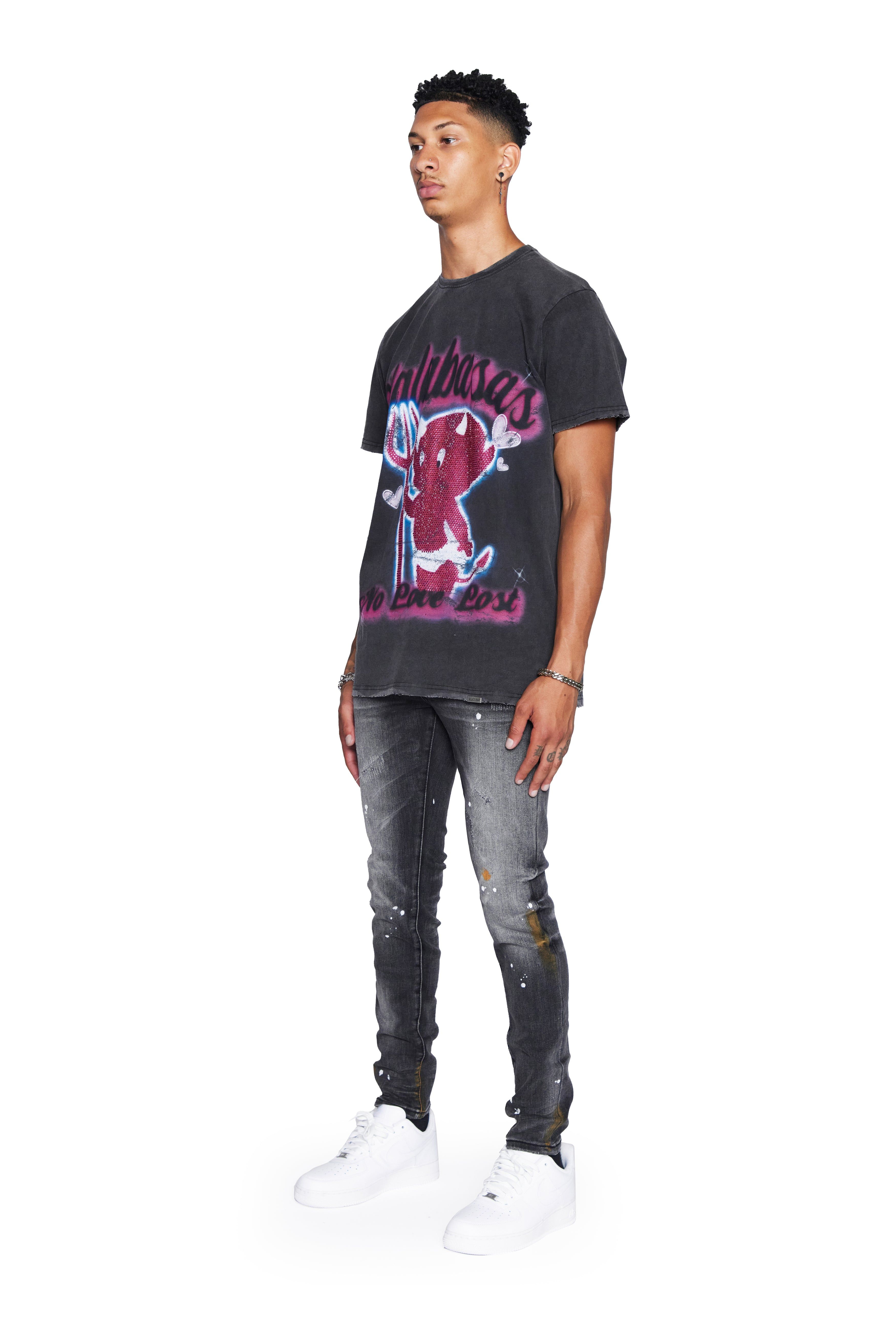 VALABASAS TEE “NO LOVE LOST” VINTAGE BLACK sold by valabasas product image thumbnail 7