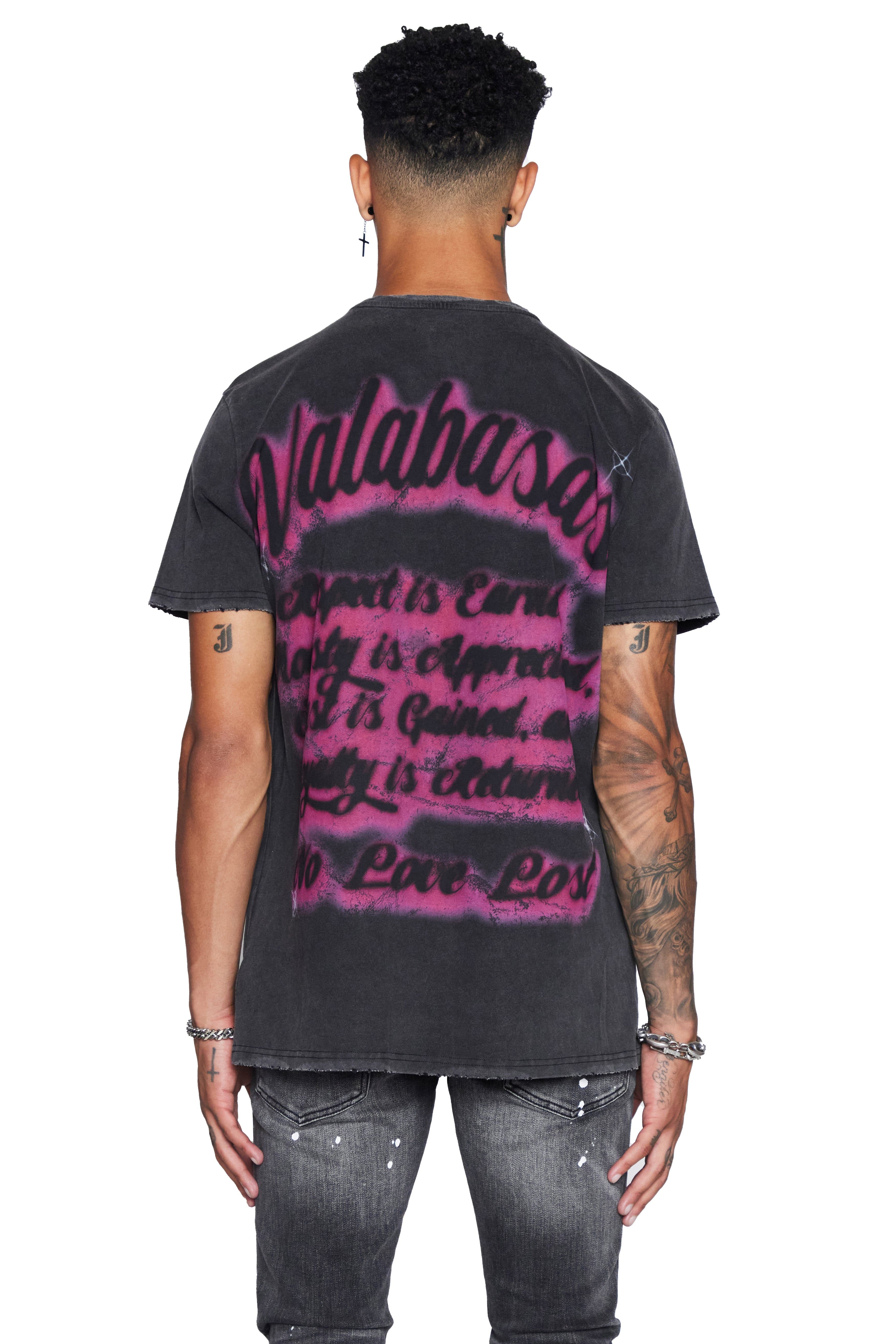 VALABASAS TEE “NO LOVE LOST” VINTAGE BLACK sold by valabasas product image thumbnail 4