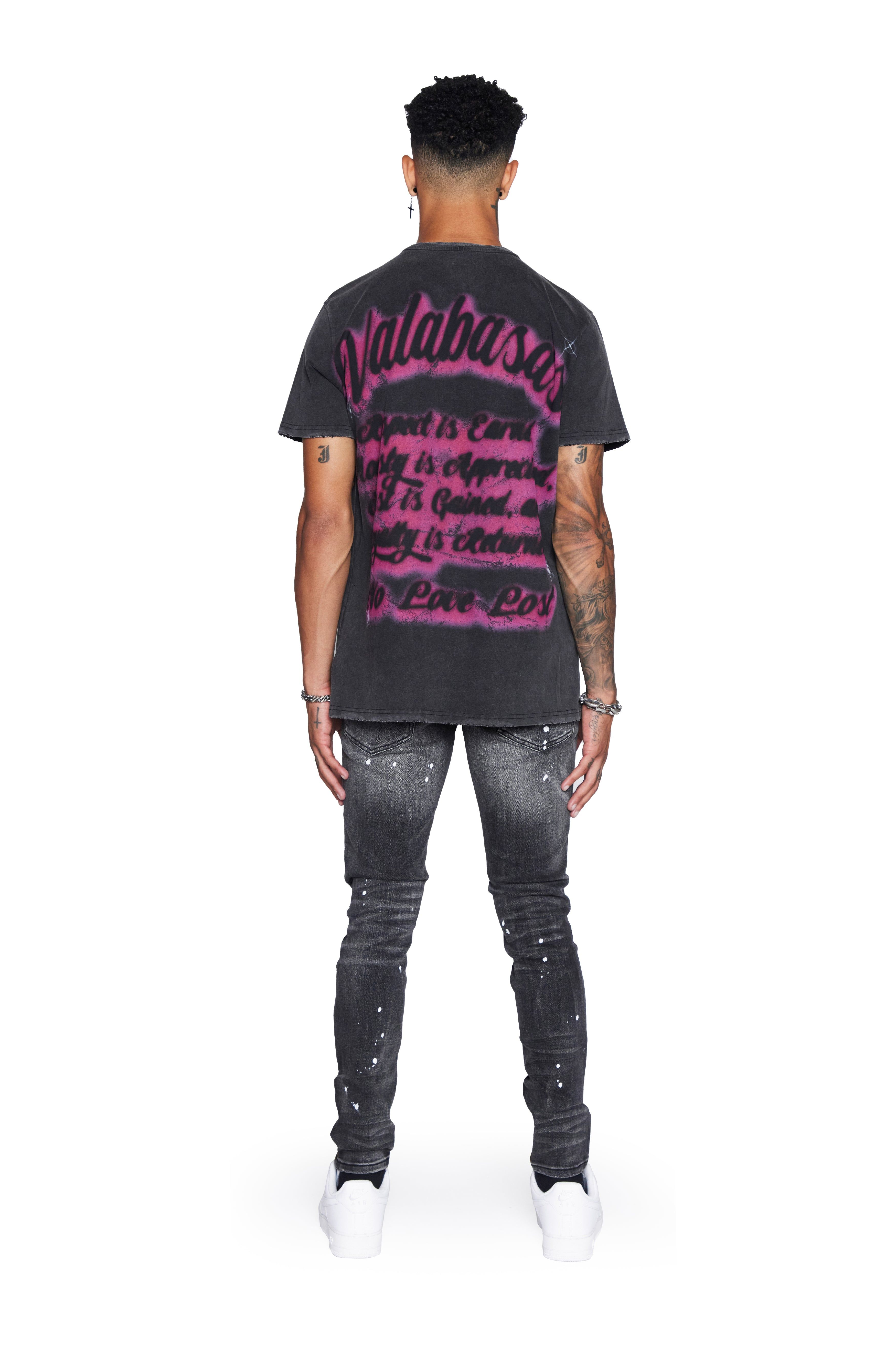 VALABASAS TEE “NO LOVE LOST” VINTAGE BLACK sold by valabasas product image thumbnail 8